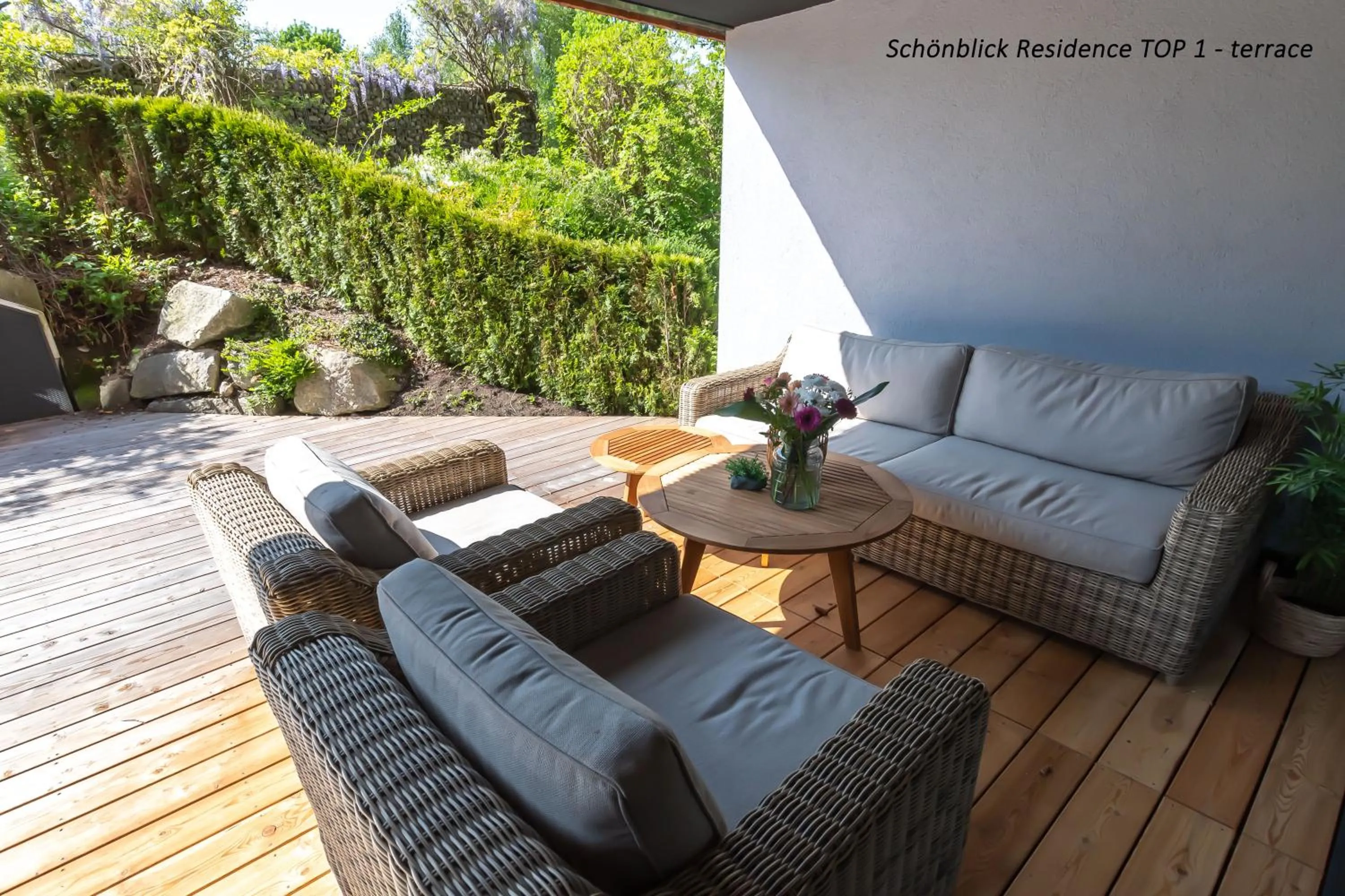 Balcony/Terrace in Schönblick Residence - Absolut Alpine Apartments