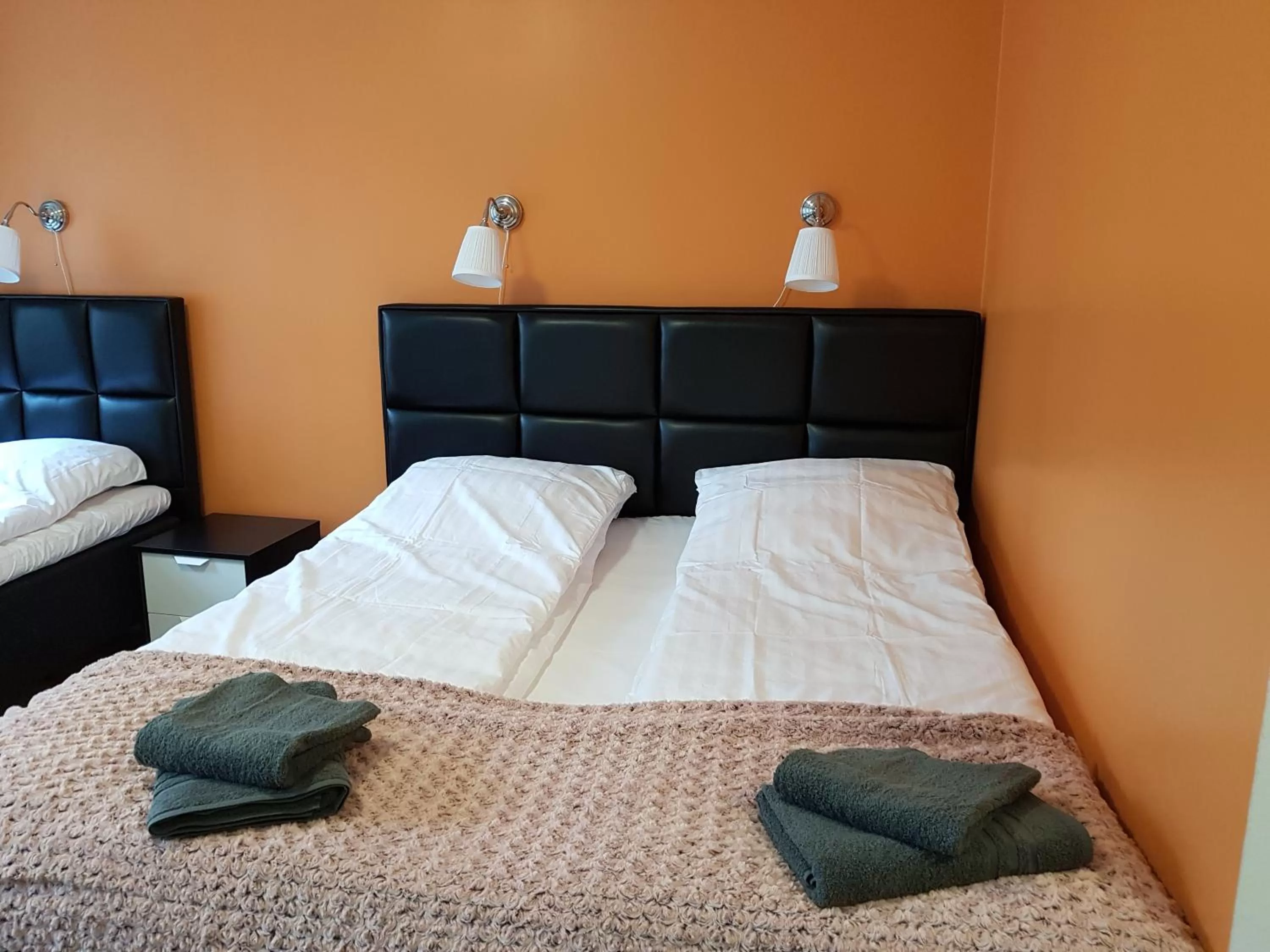 Bed in Hotel Kringelstaden