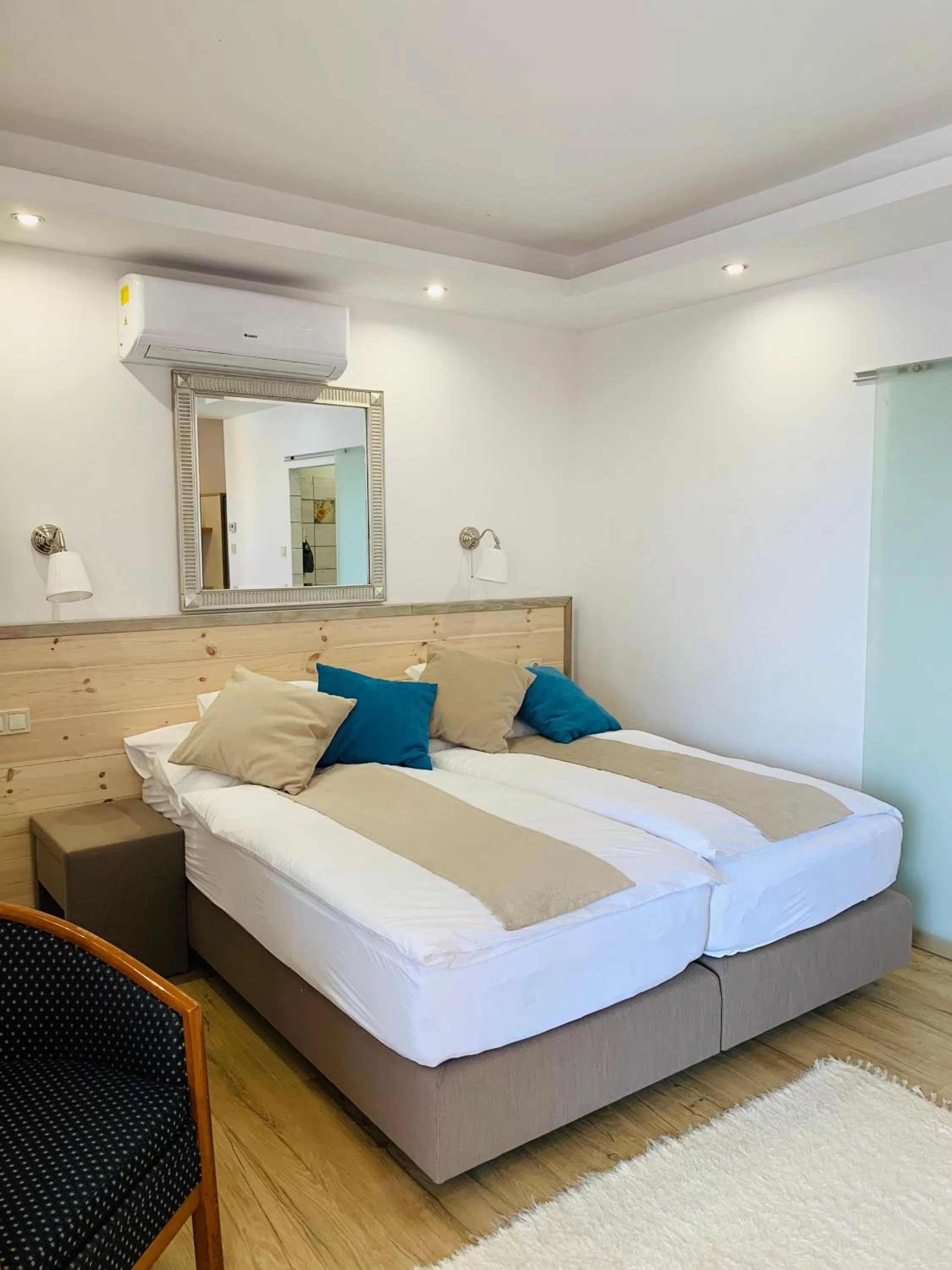 Bed in Egria Apartments