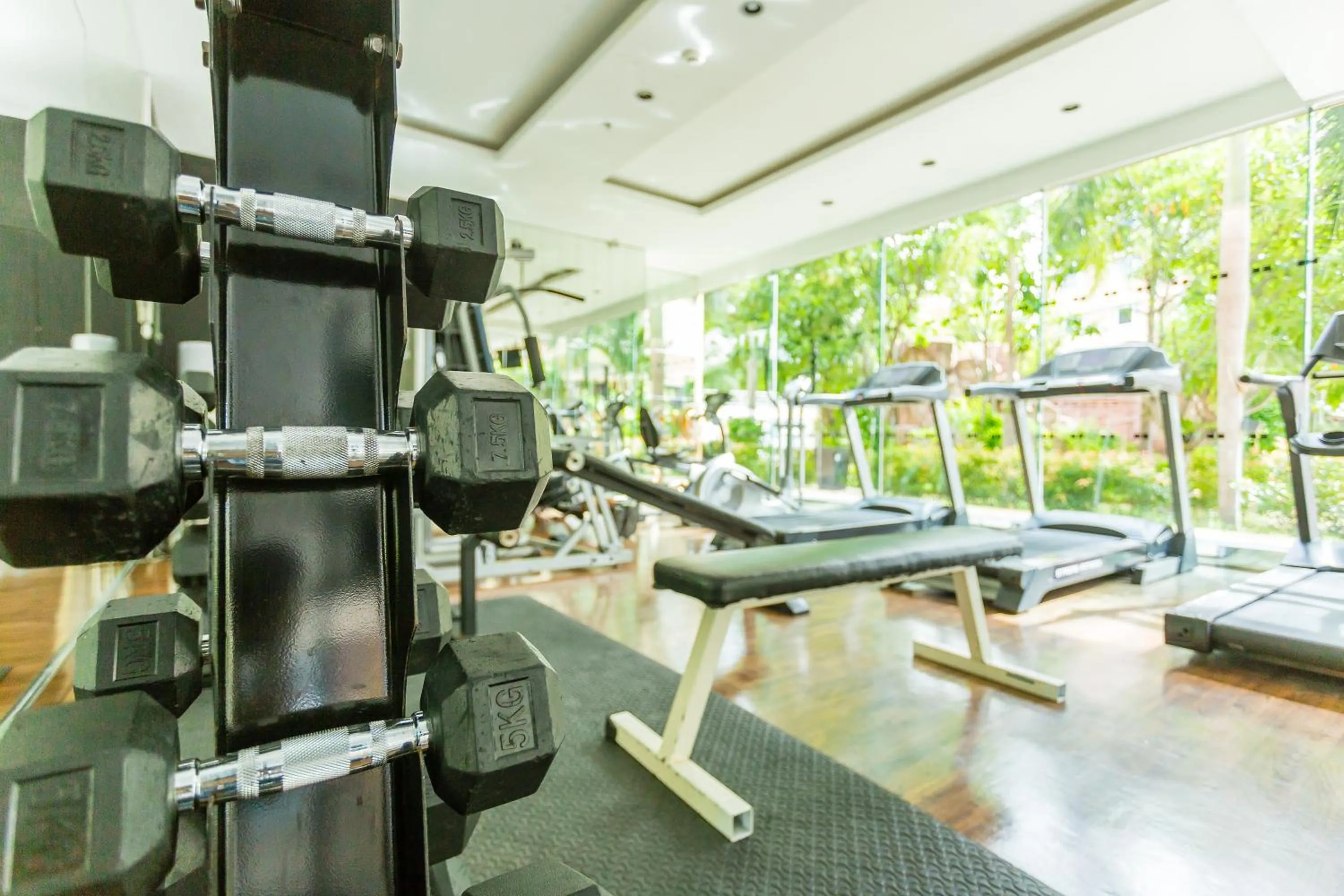 Fitness centre/facilities in Nova Platinum Hotel