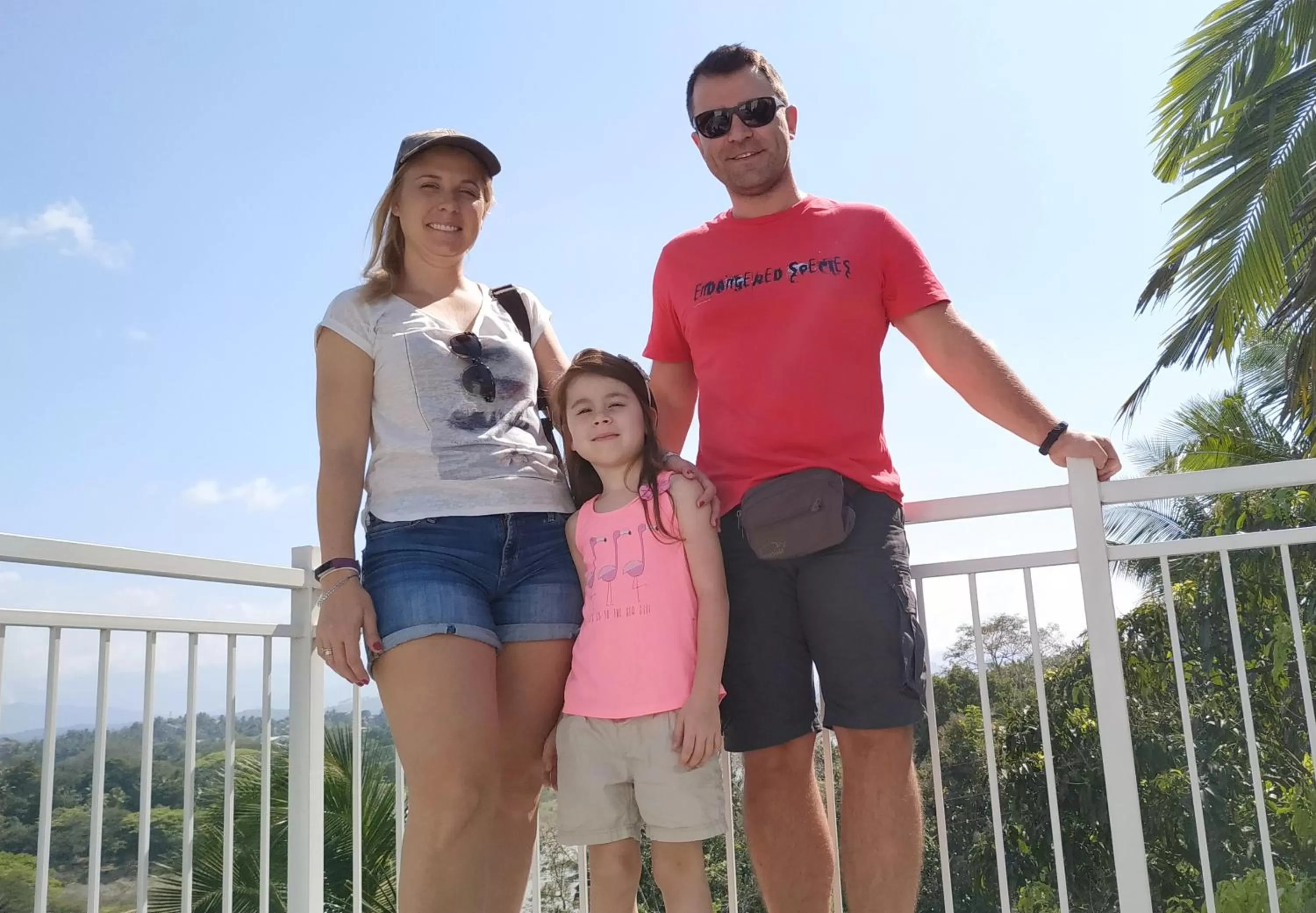 Family in Mahaweli View Inn Kandy