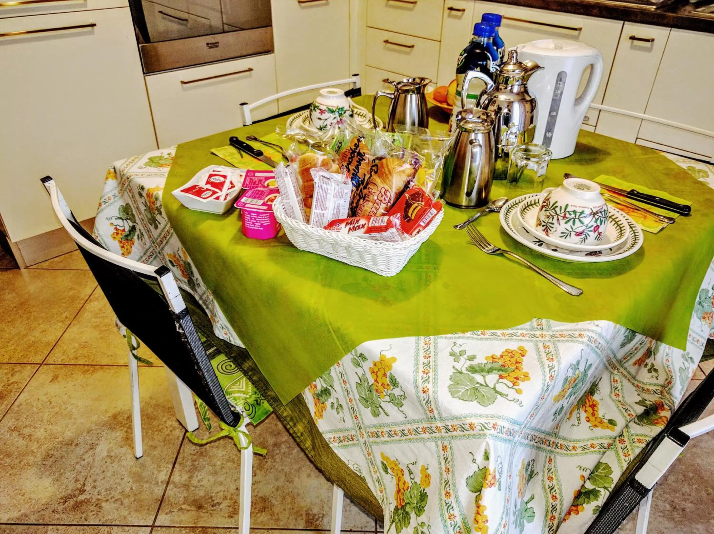 Italian breakfast in Sally's B&B