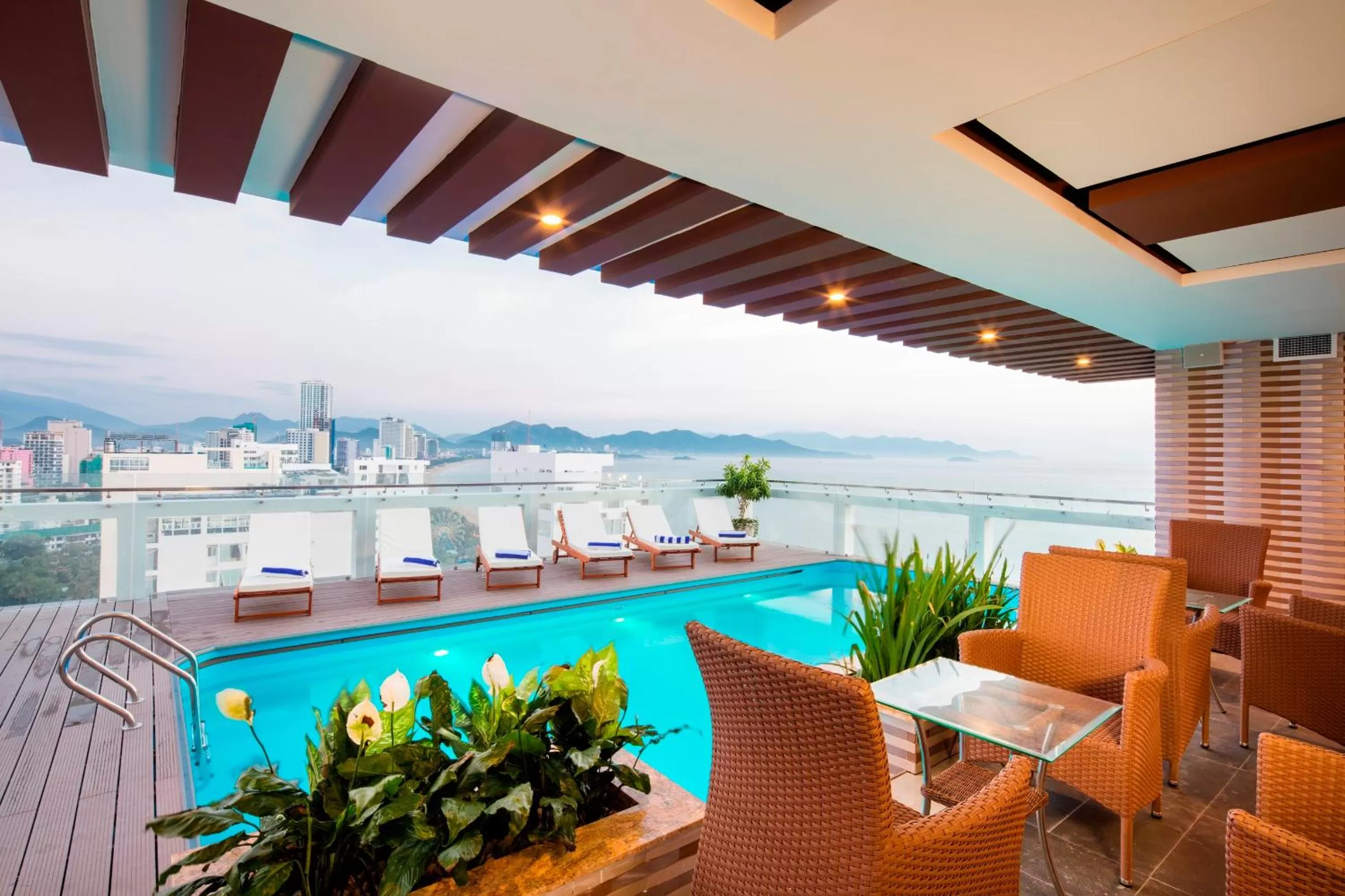 Swimming pool in Balcony Nha Trang Hotel