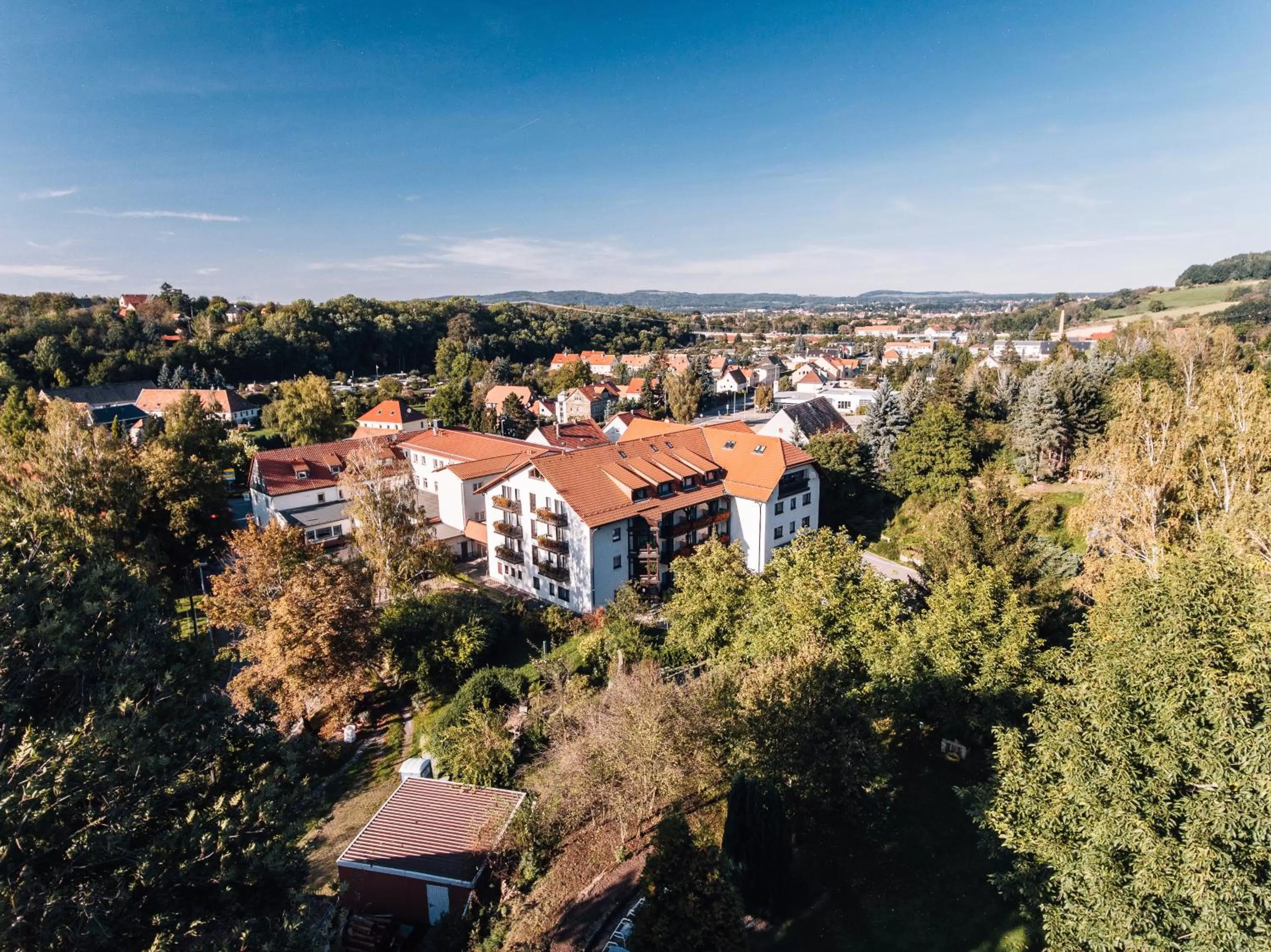 Bird's eye view in Hotel Zur Post