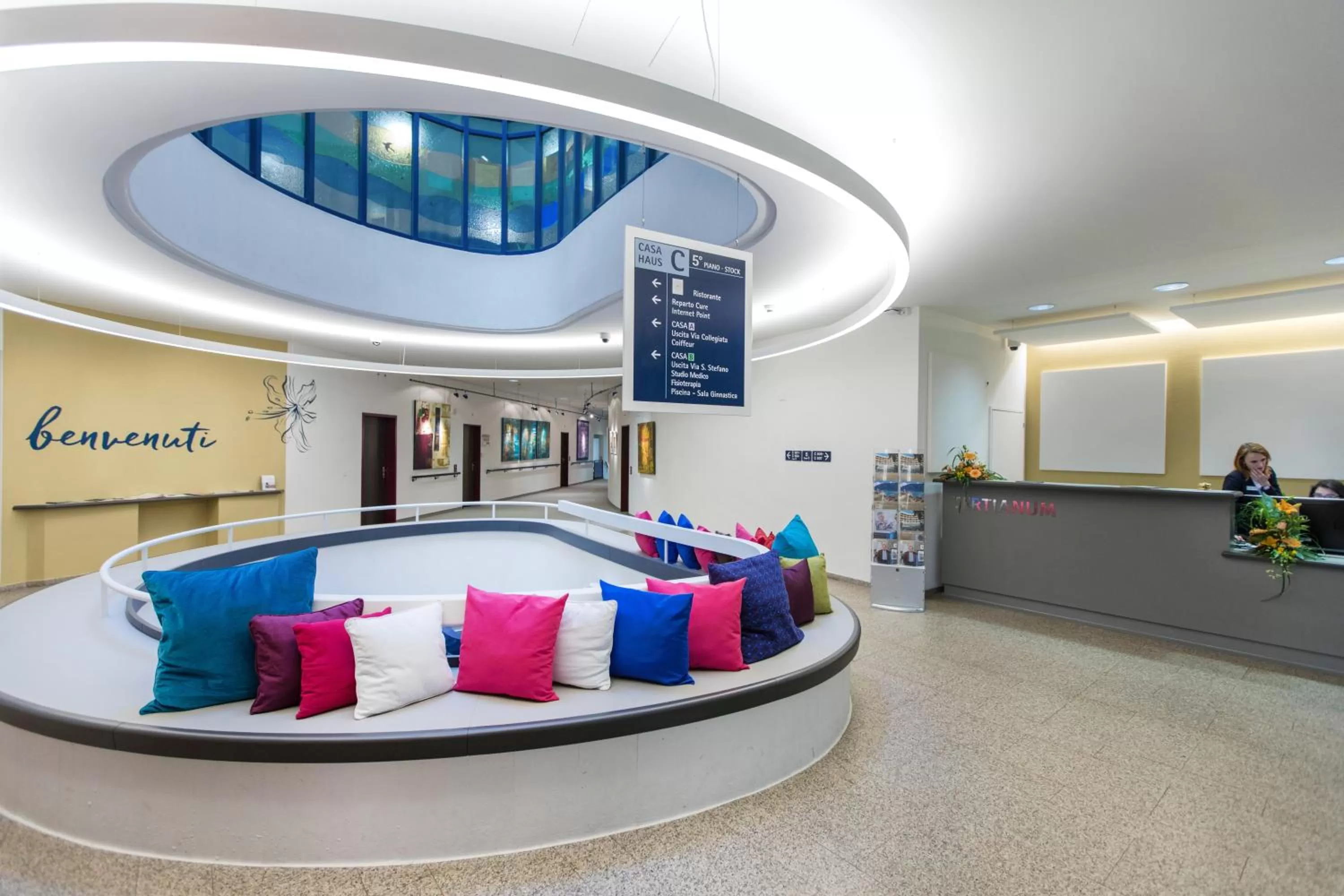 Lobby or reception in Tertianum Residenza Al Parco Appartements & Restaurant