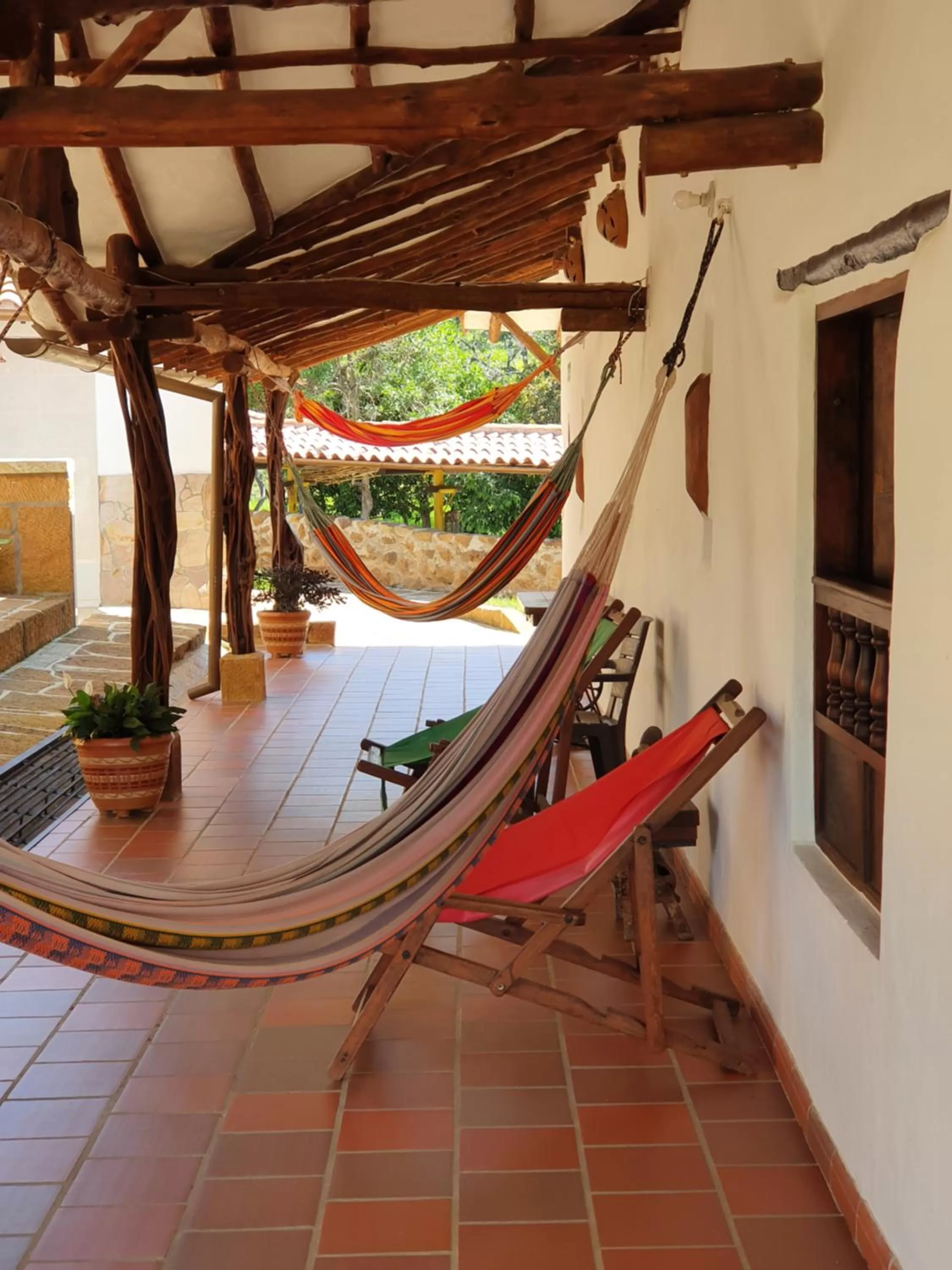 Seating area in Hotel Campestre Ataraxia Barichara