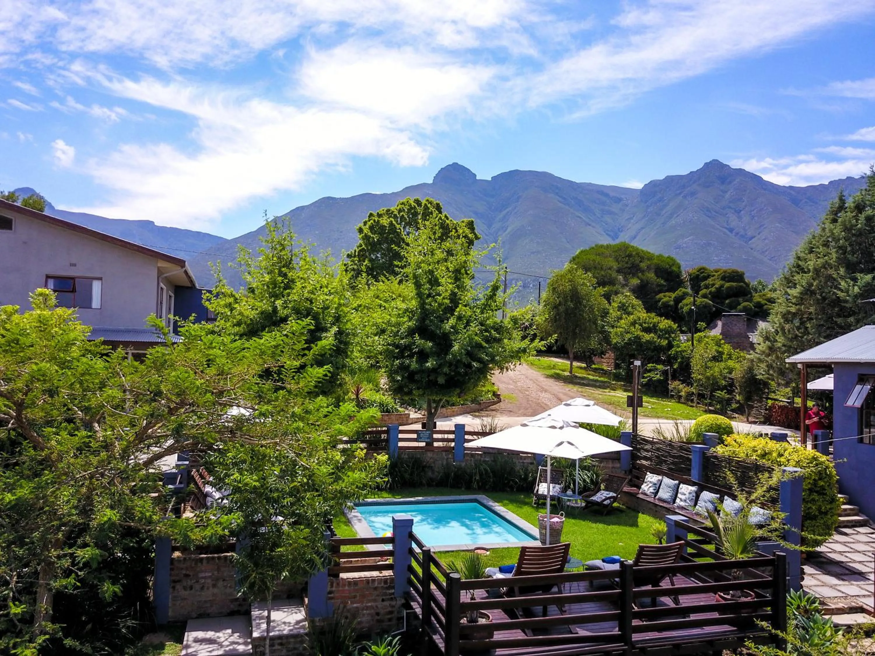 Swimming pool in A Hilltop Country Retreat