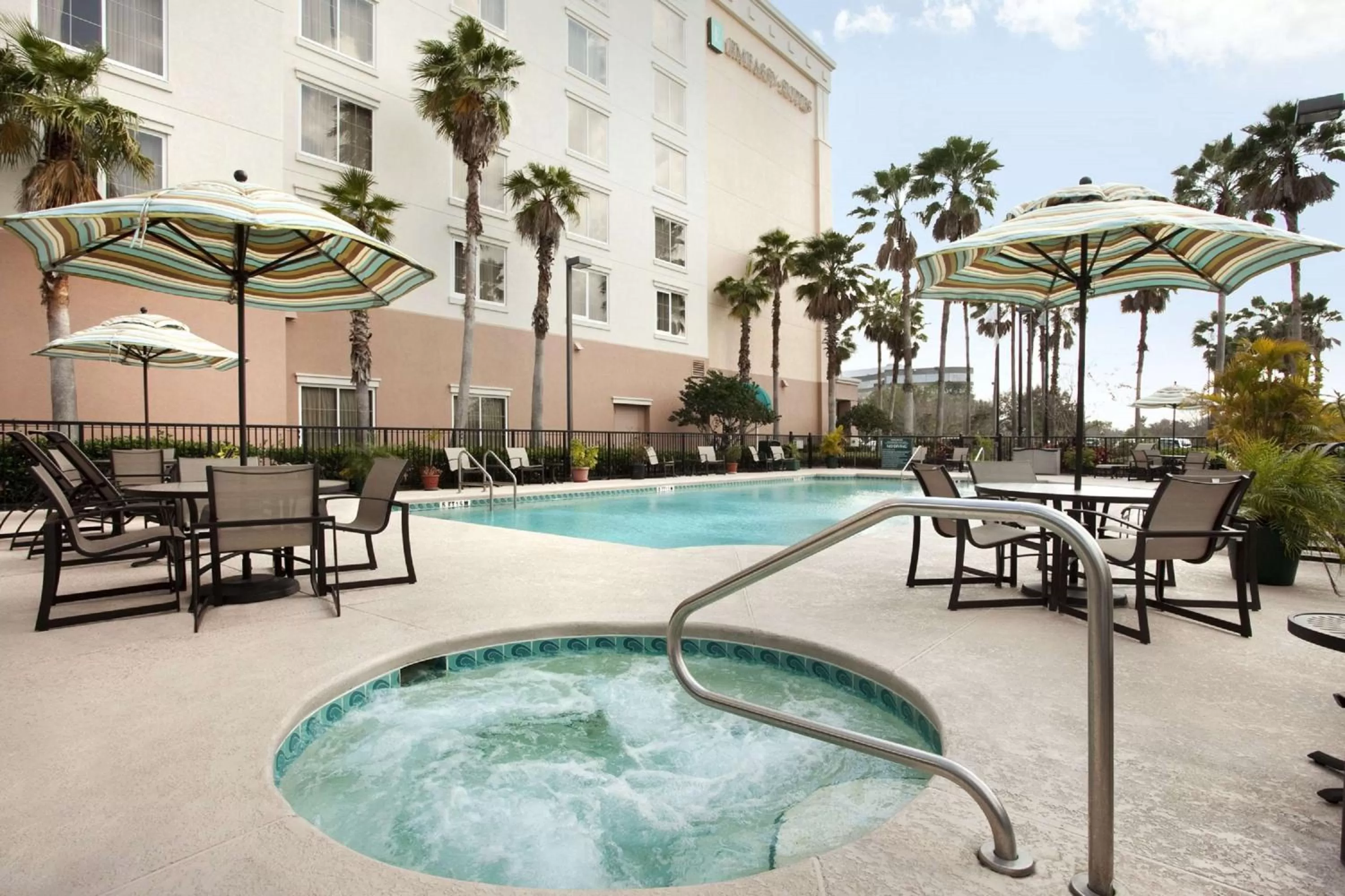 Pool view in Embassy Suites by Hilton Orlando Airport
