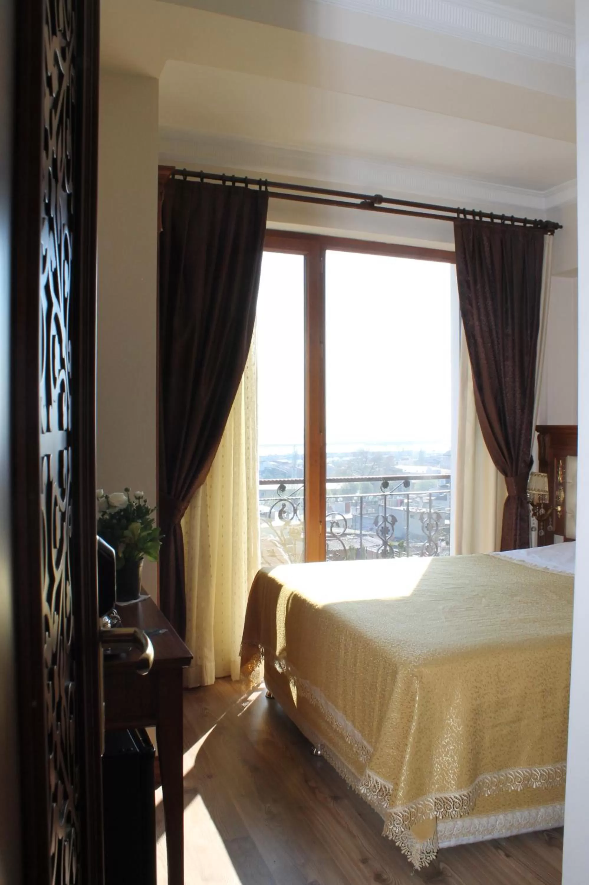 Bed in Blue Istanbul Hotel