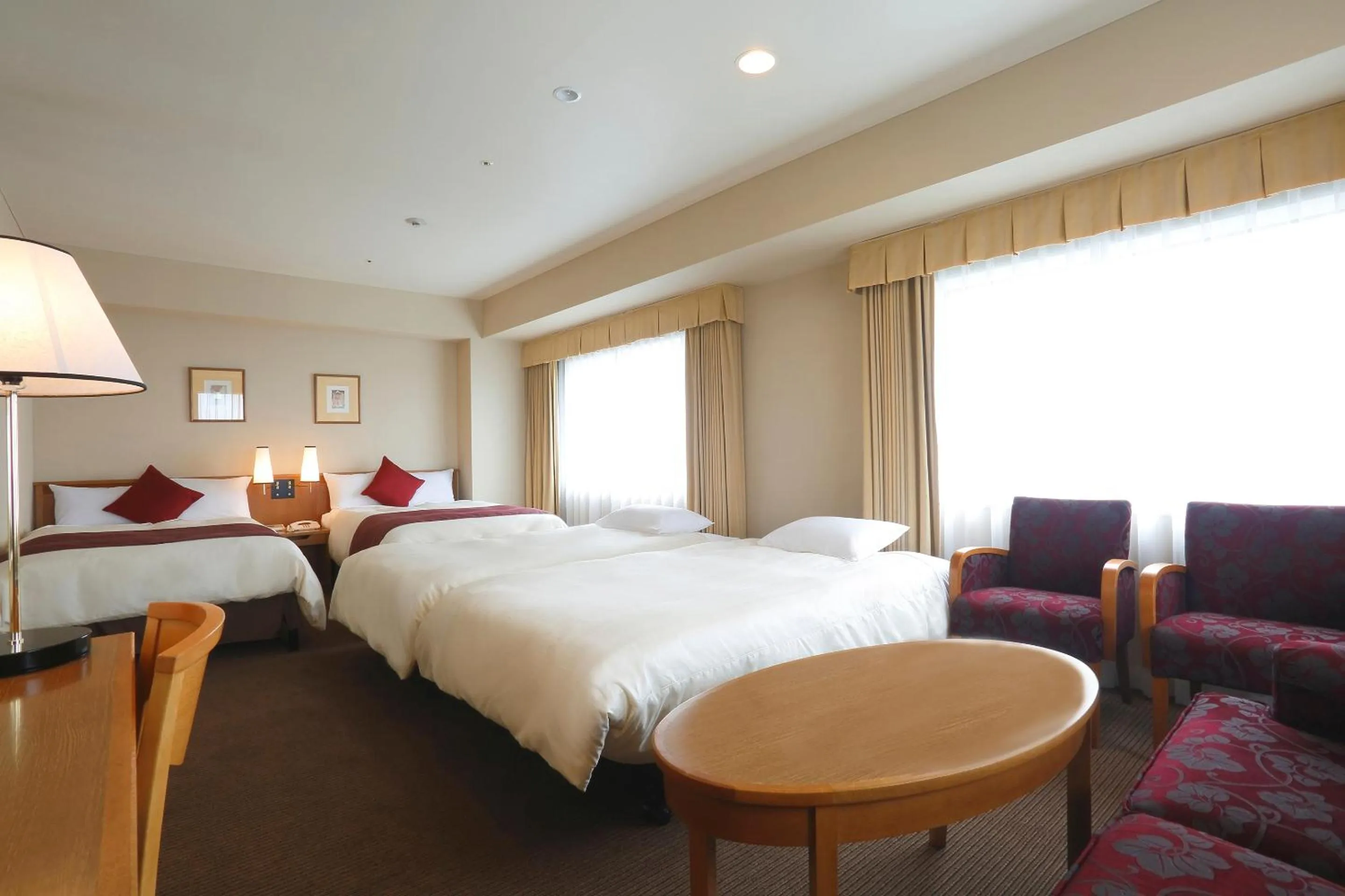 Photo of the whole room, Bed in Dai-ichi Hotel Ryogoku