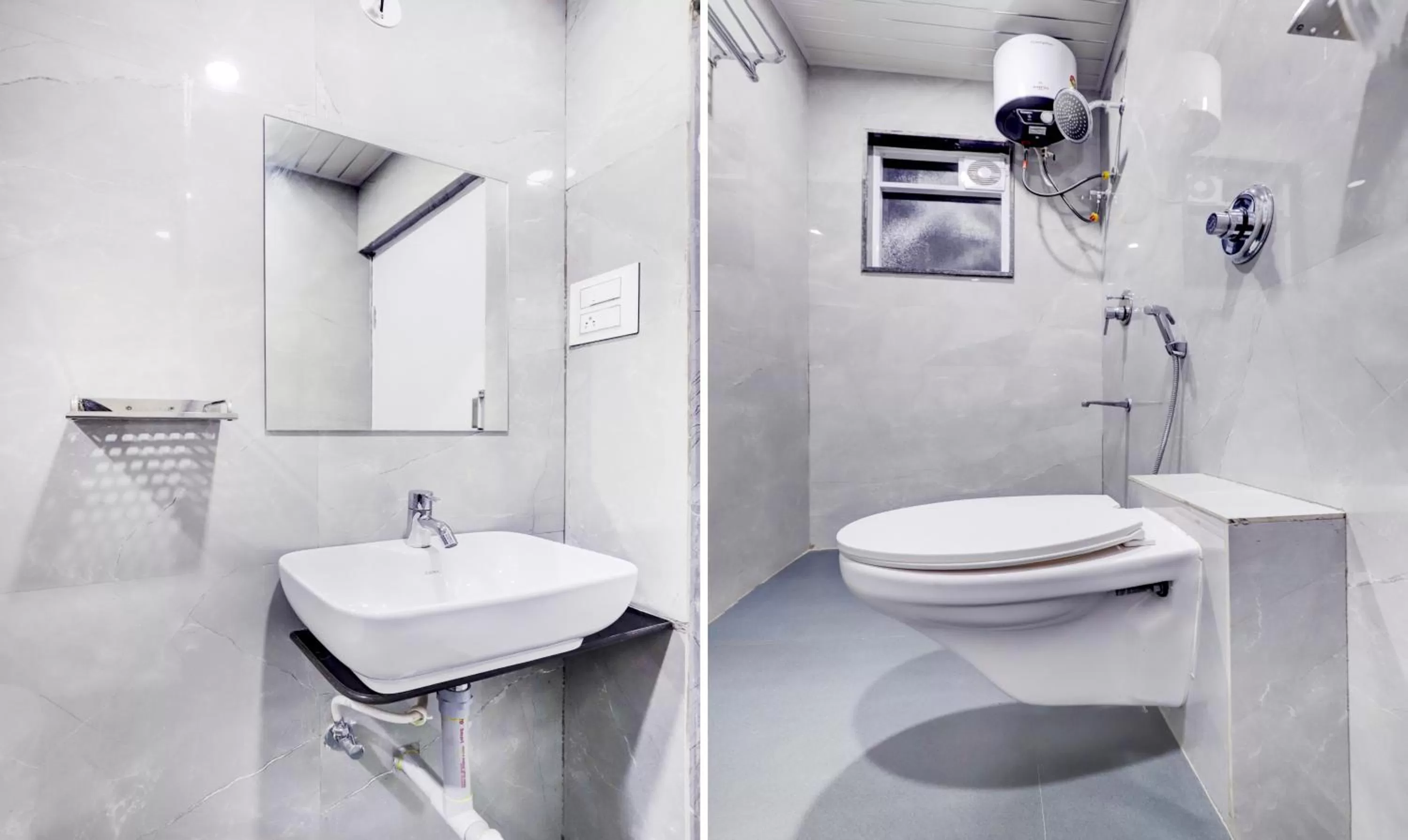 Bathroom in Treebo Finesta Suites, Nagpur Airport