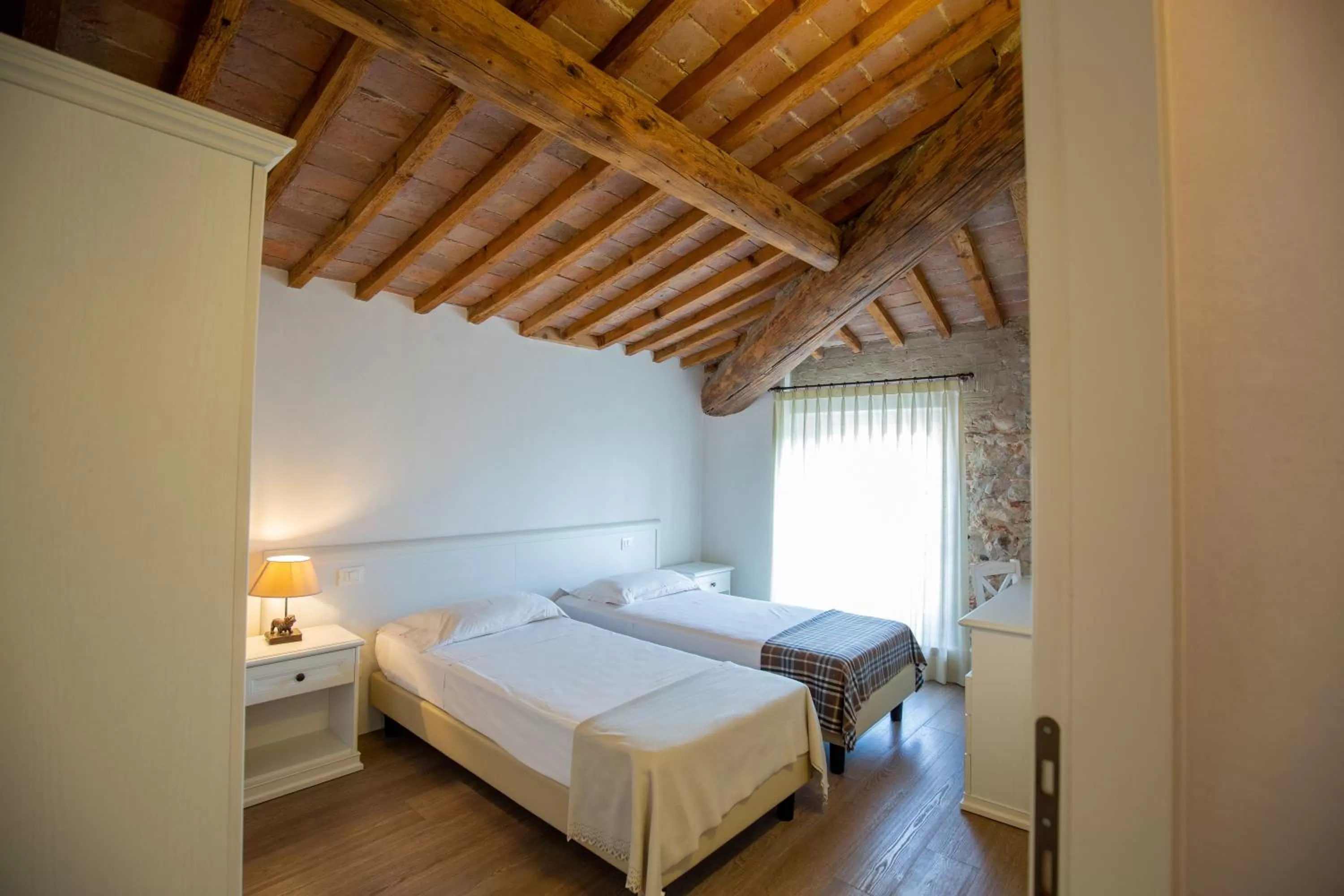 Bedroom, Bed in Residence Corte San Carlo