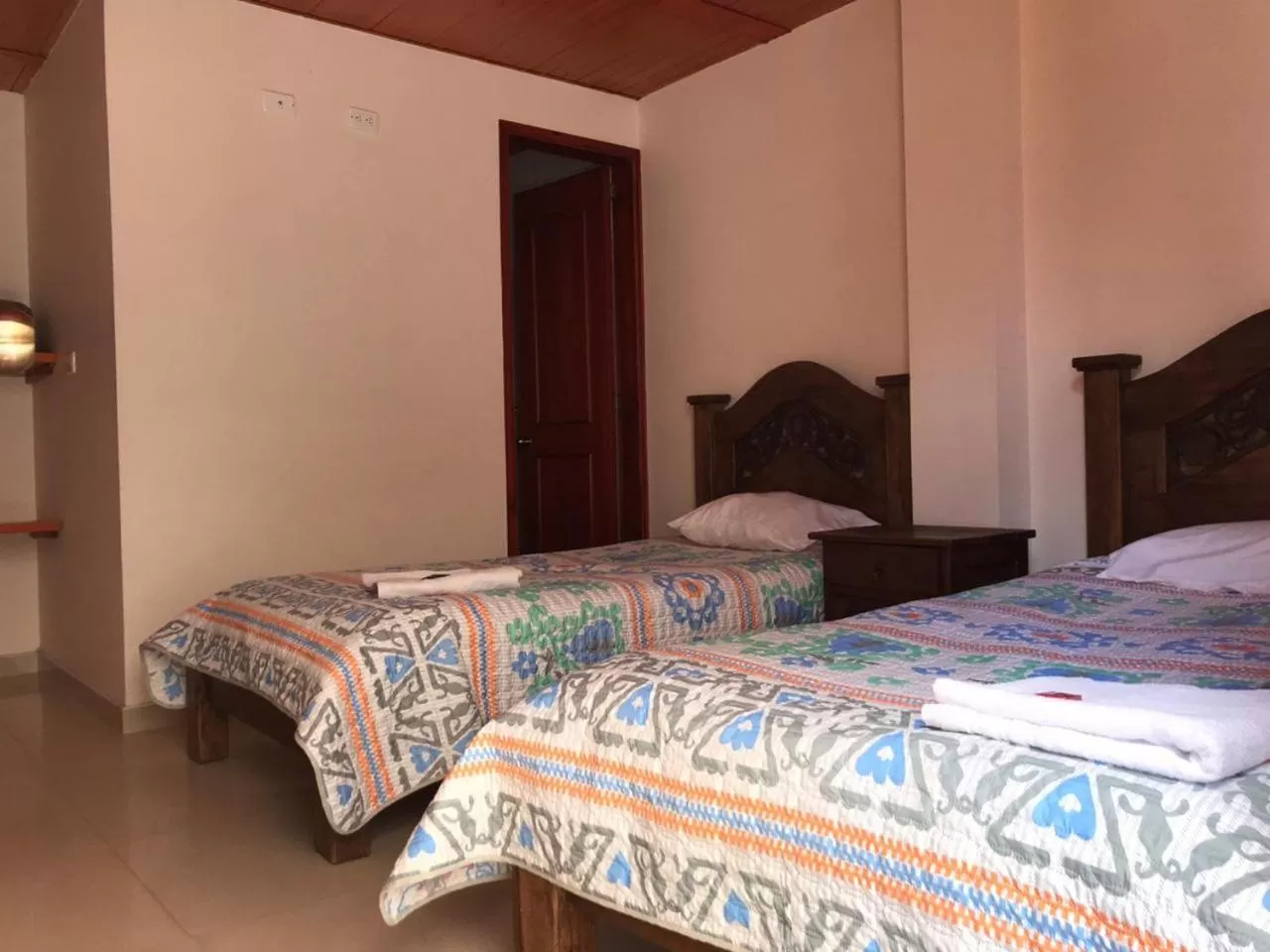 Twin Room in Hotel Las Palmeras Gachancipa