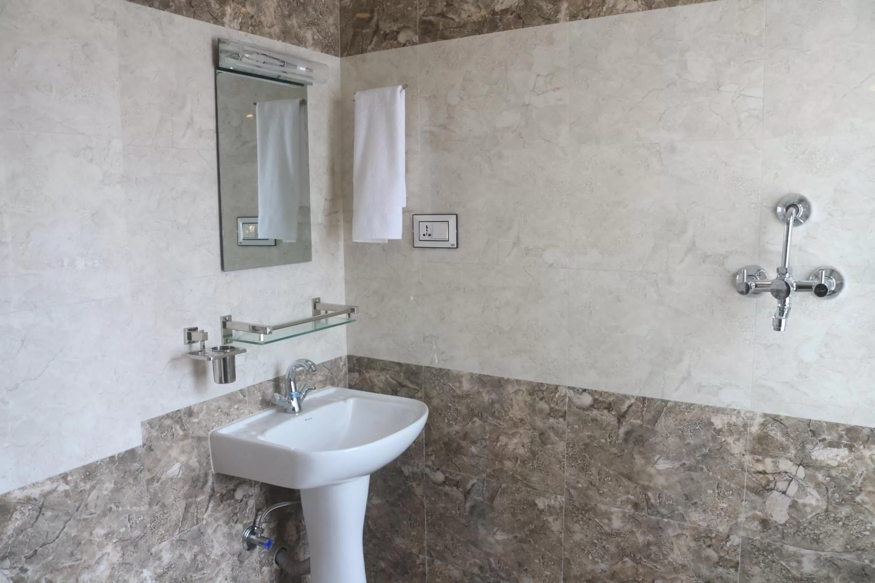 Bathroom in Hotel Family Ties Pvt. Ltd.