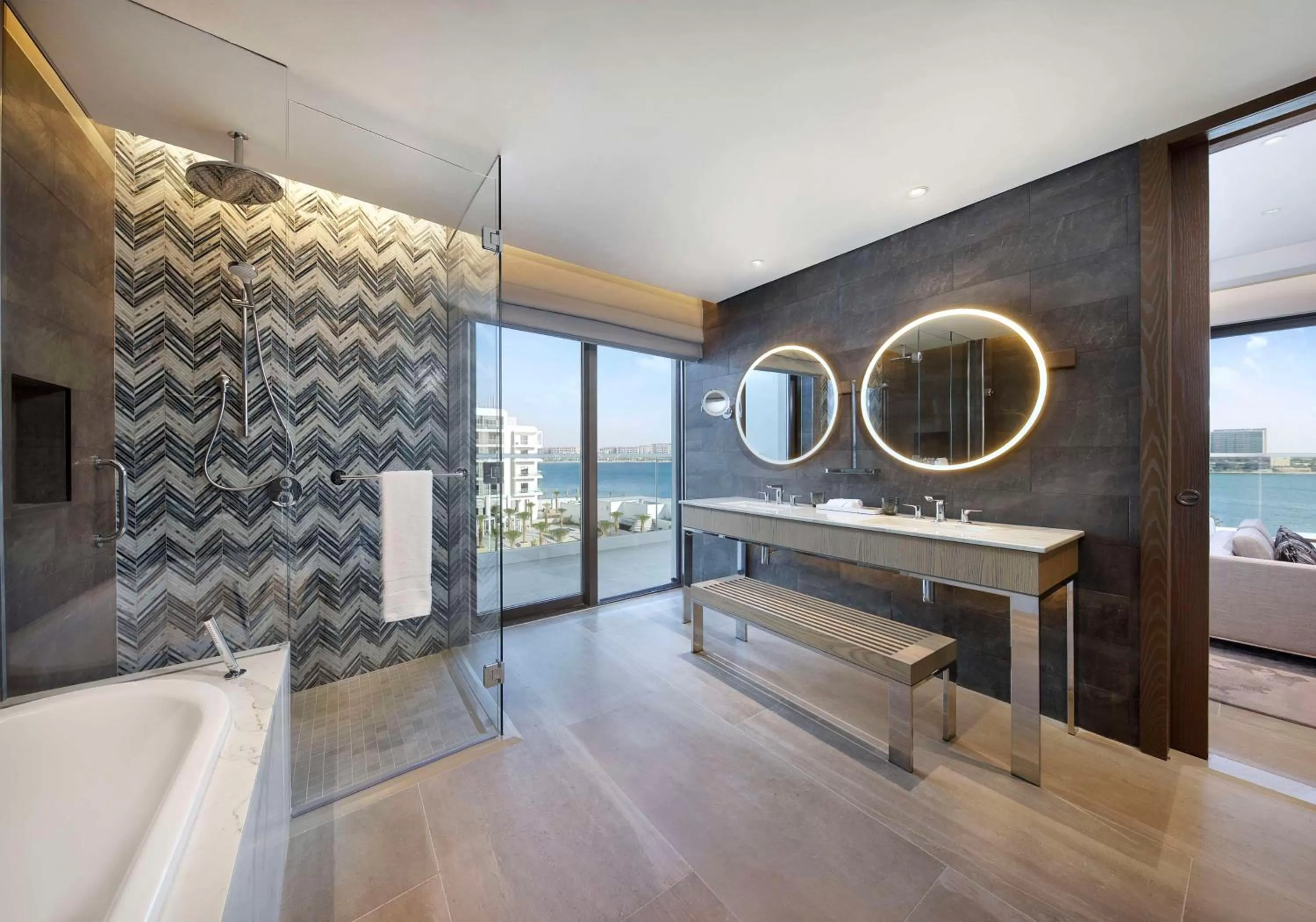 Toilet in Hilton Abu Dhabi Yas Island