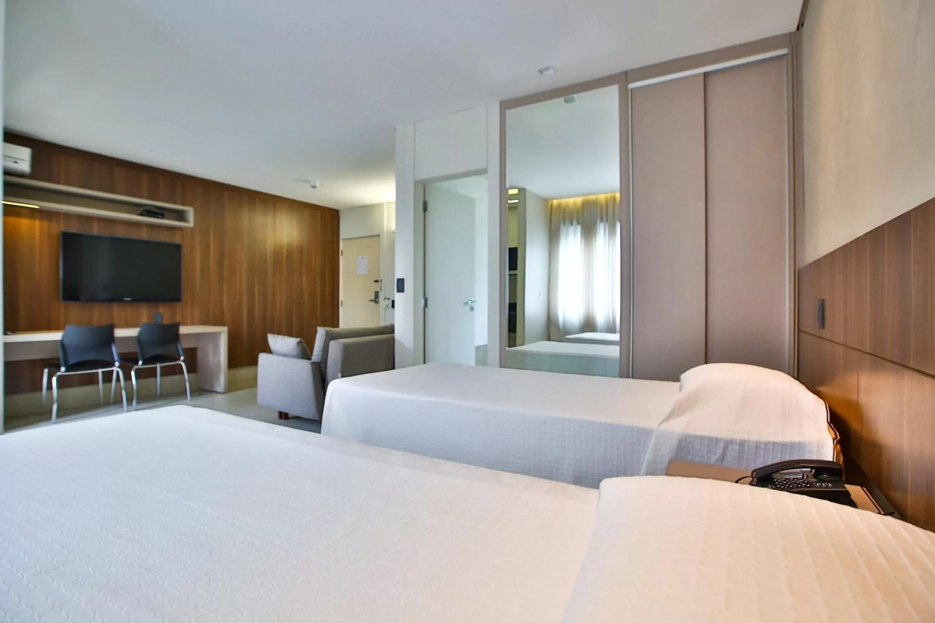 Bedroom, Bed in Transamerica Belo Horizonte Lourdes