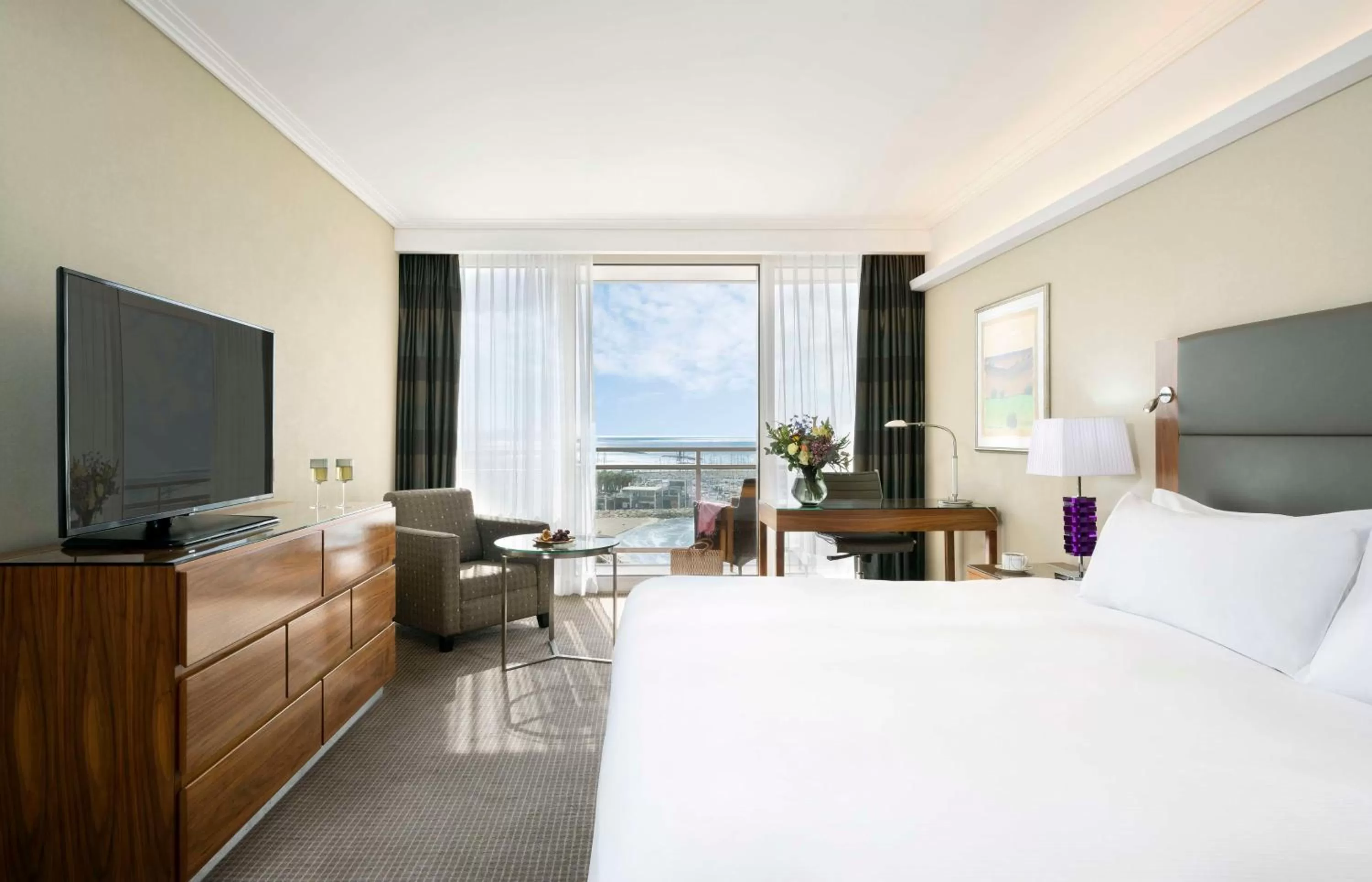 Bed in Hilton Tel Aviv Hotel