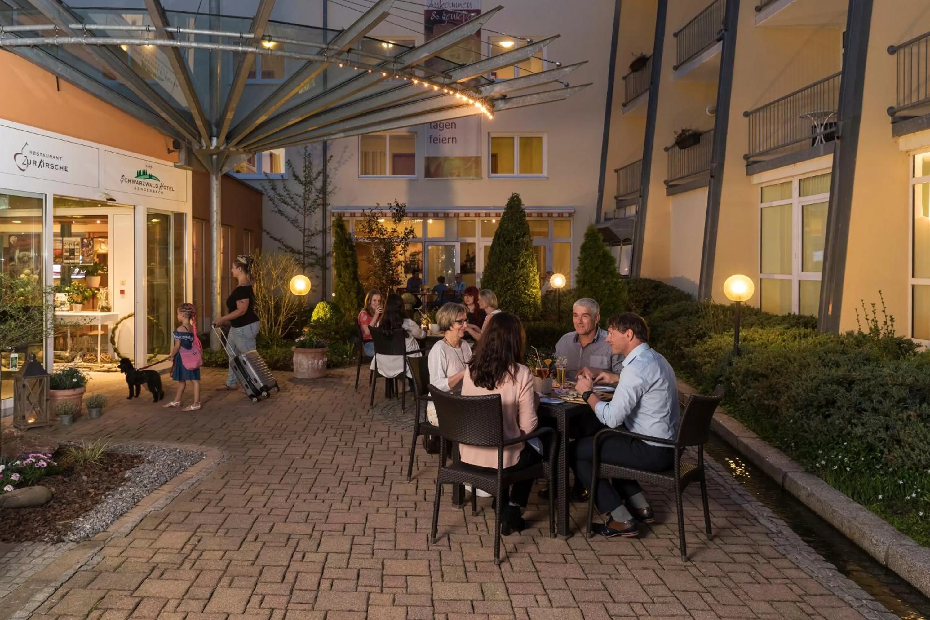 Patio in Schwarzwaldhotel Gengenbach