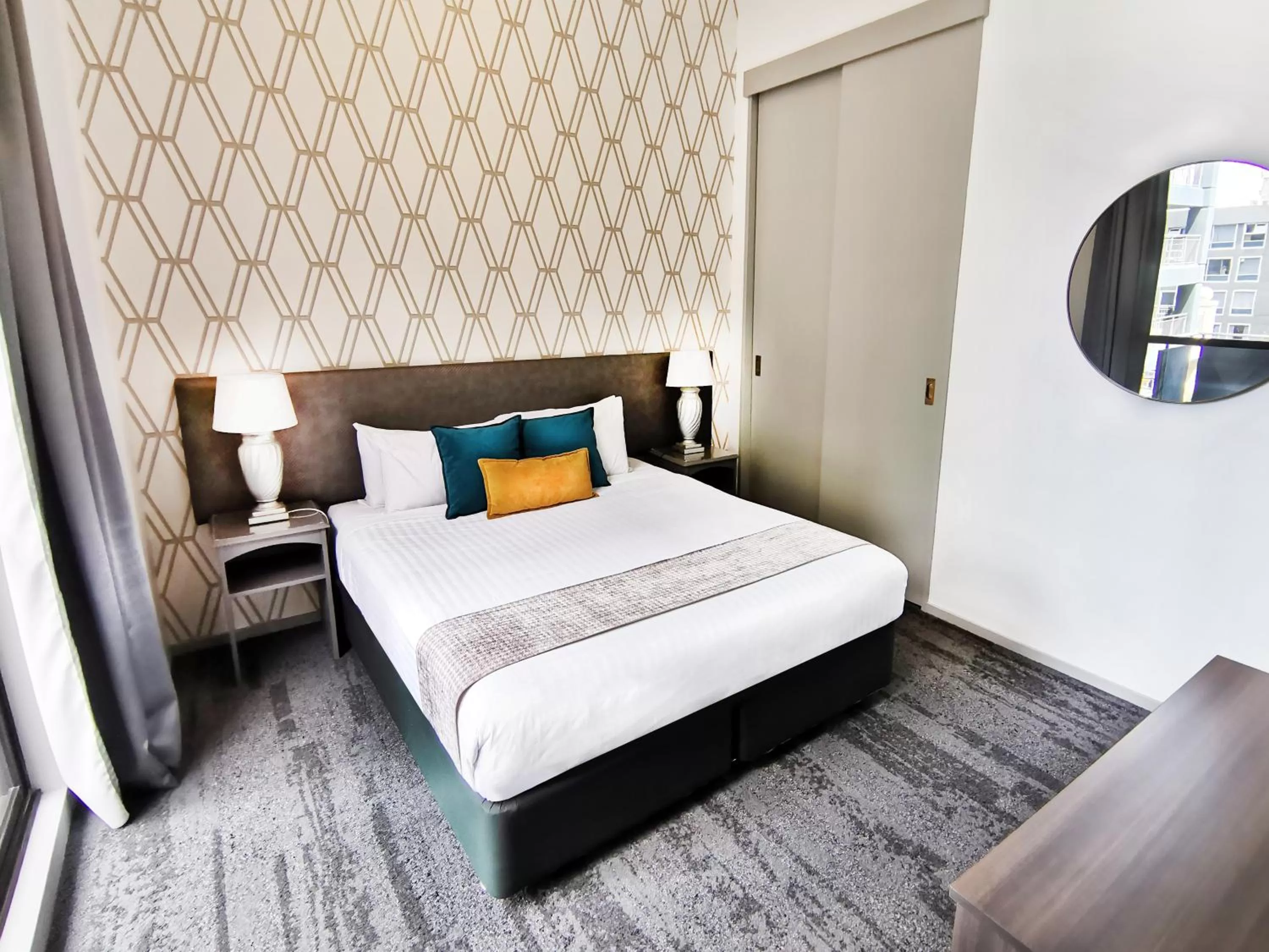 Bed in Quest on Eden Auckland CBD Apartment Hotel