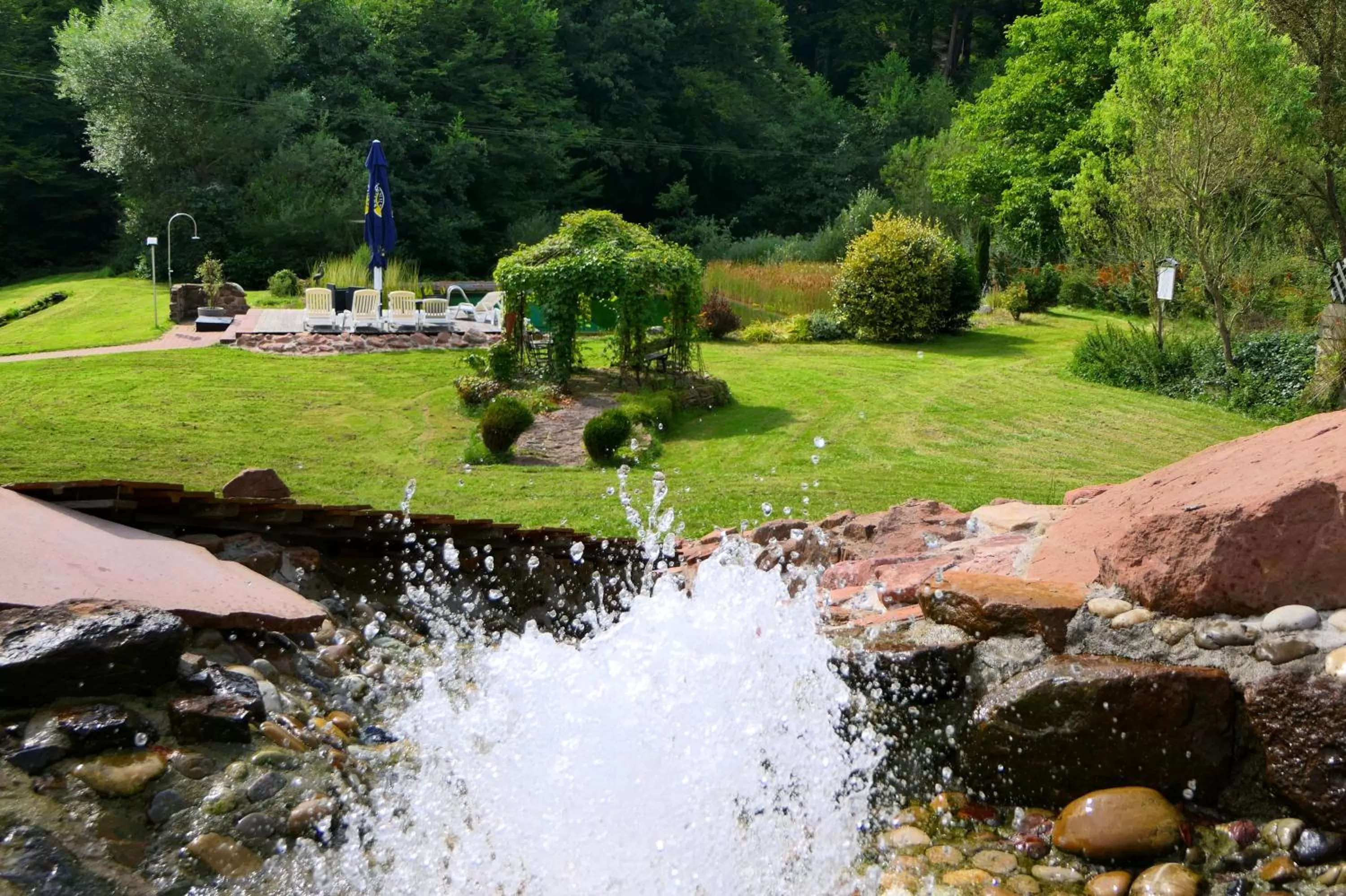 Garden in Hotel Christel