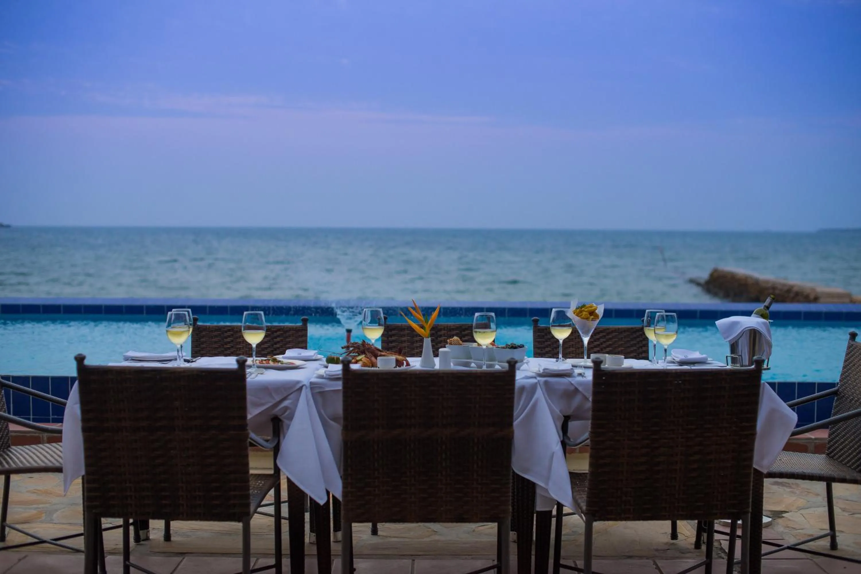 Sea view in White Sands Hotel