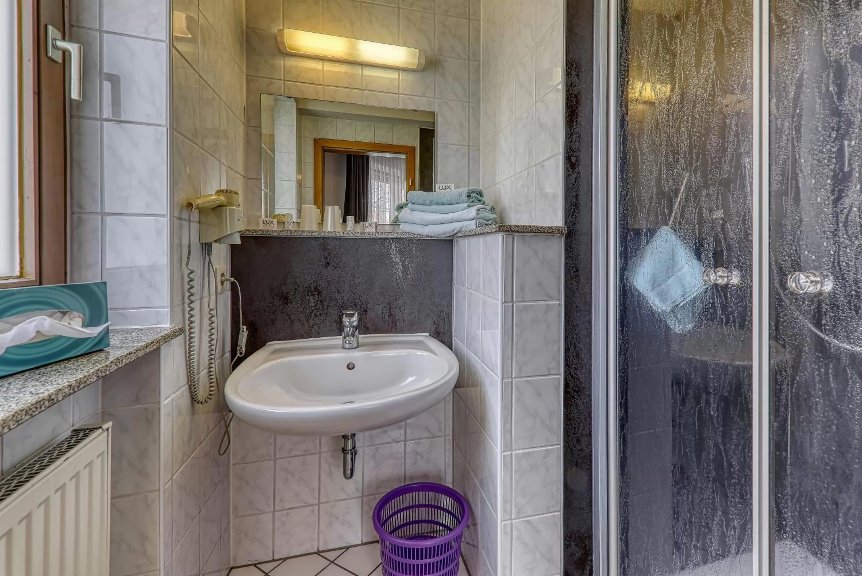 Shower in Kurpension Freudenstein