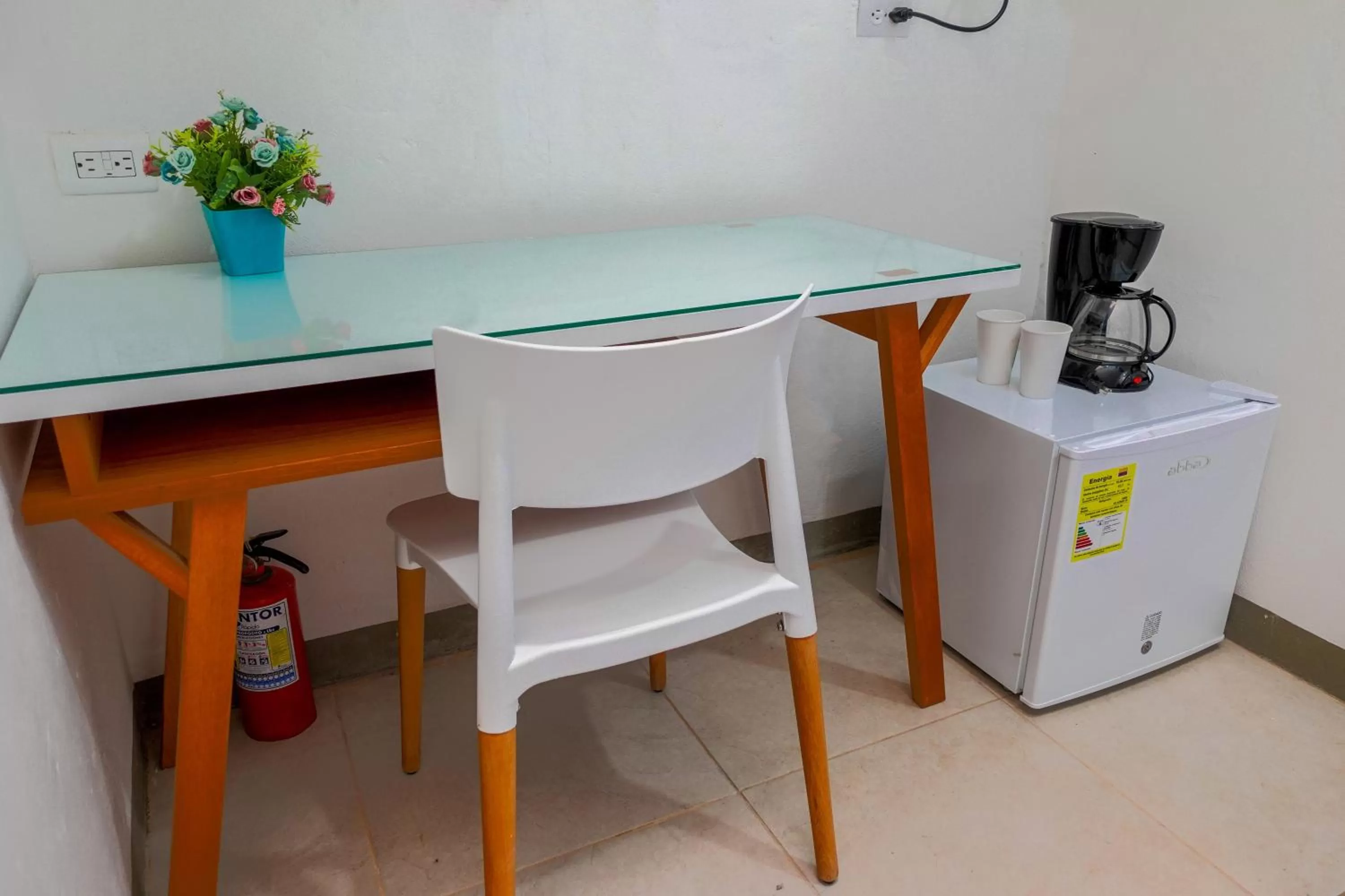 Seating area in Hotel Azulado Jericó