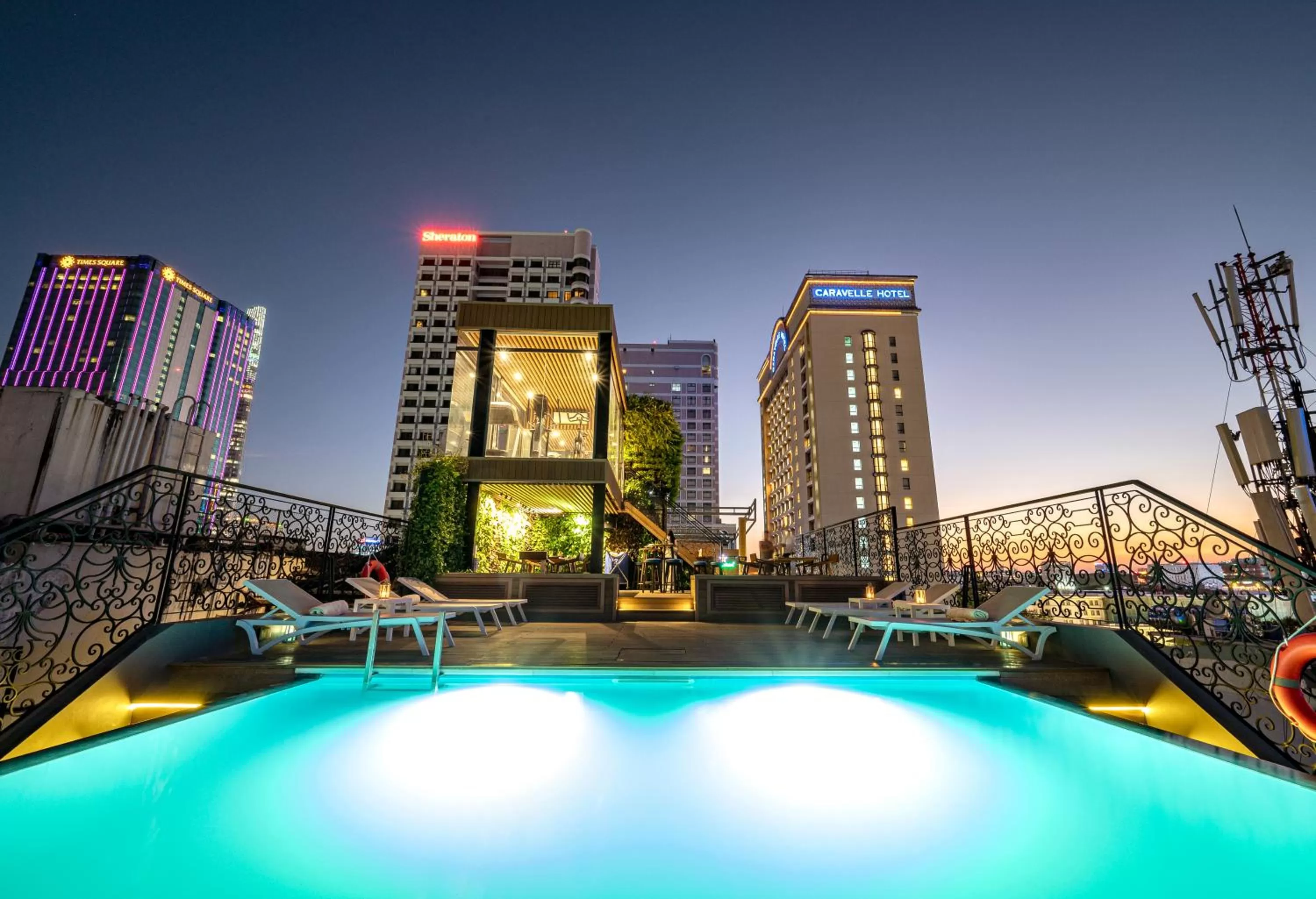 Swimming pool in Icon Saigon - LifeStyle Design Hotel