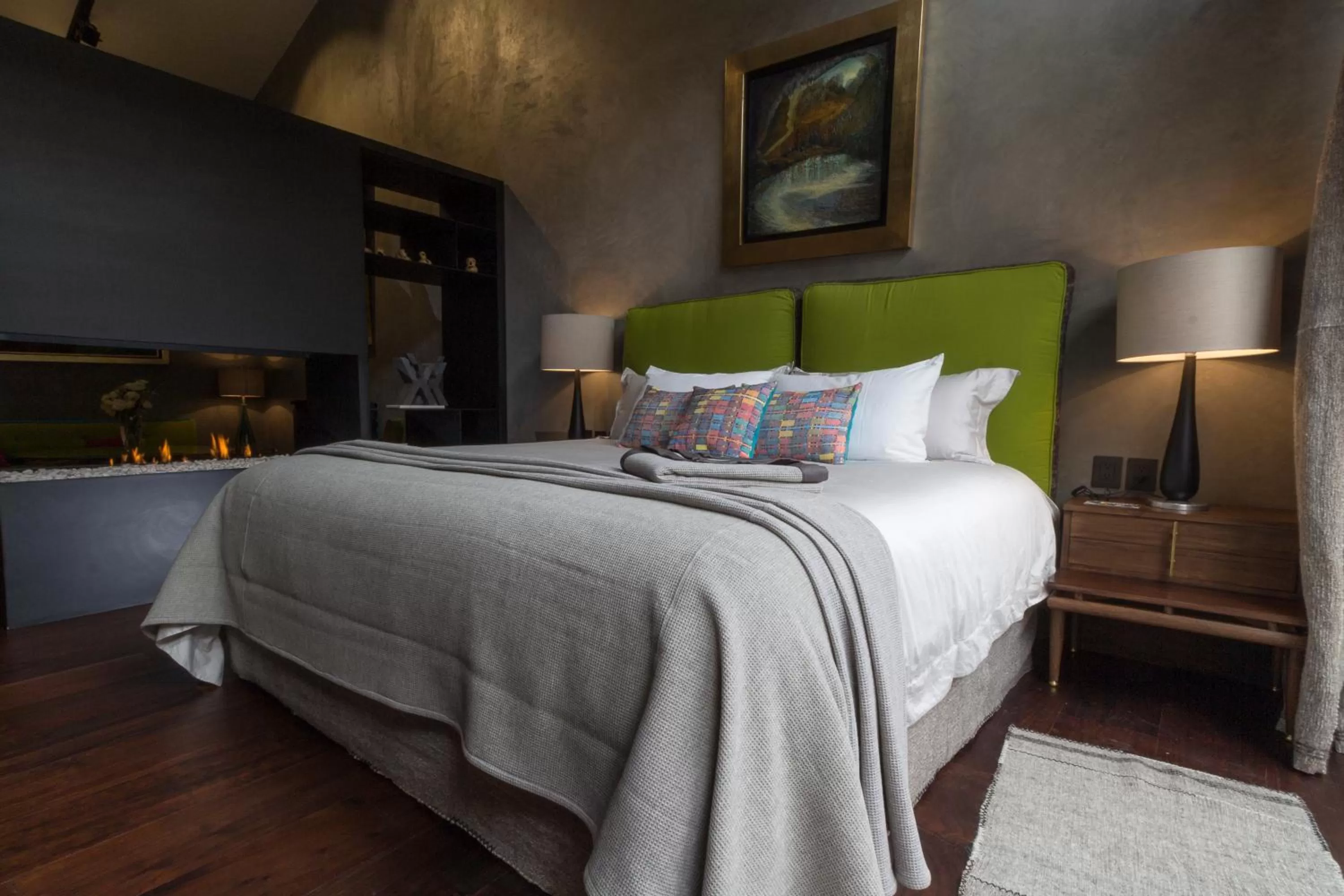 Bed in Uvence Arte + Hotel