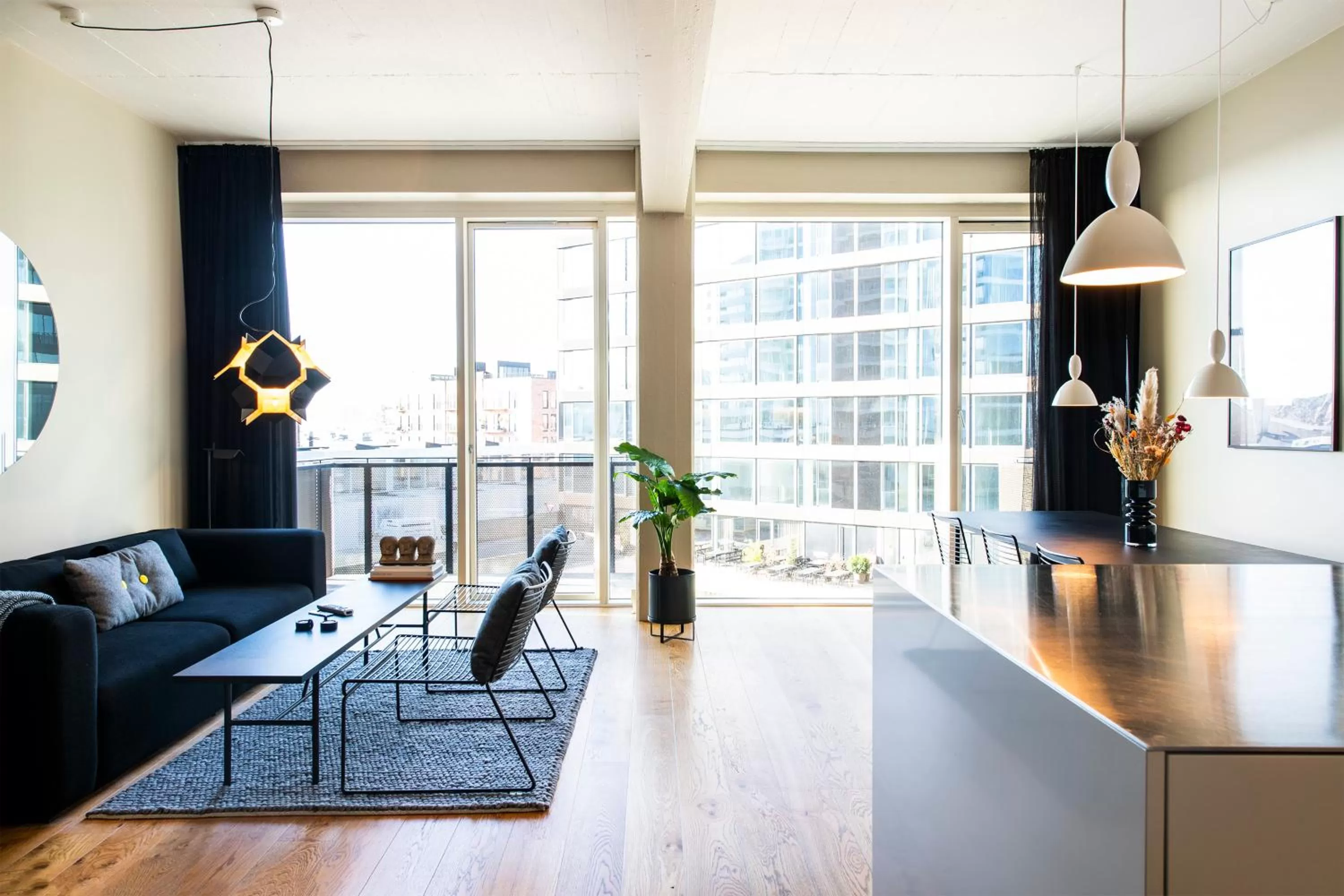 Living room, Seating Area in By The Pier apartments - Into This Place