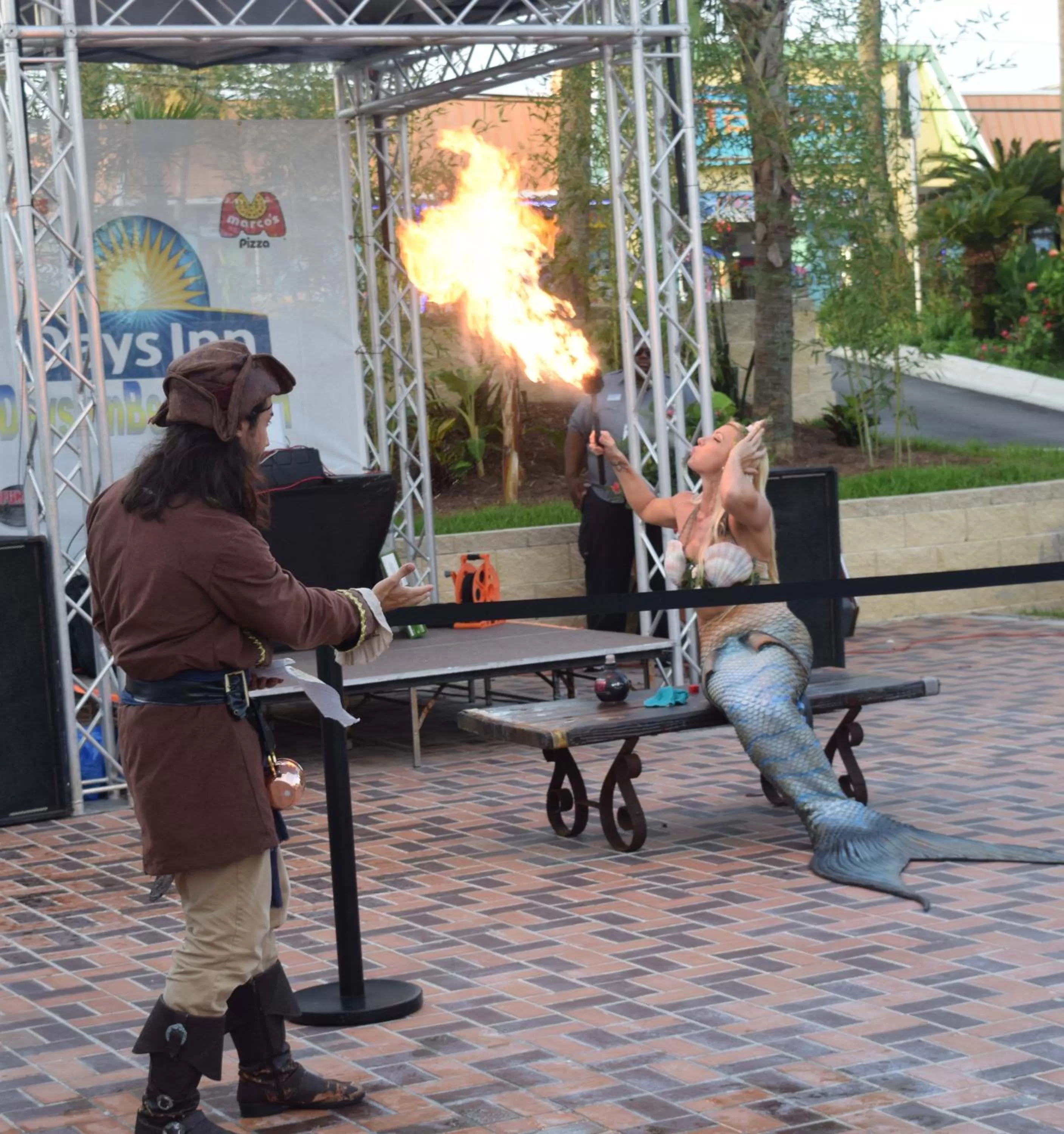 Evening entertainment in Days Inn by Wyndham Panama City Beach Beachfront Resort