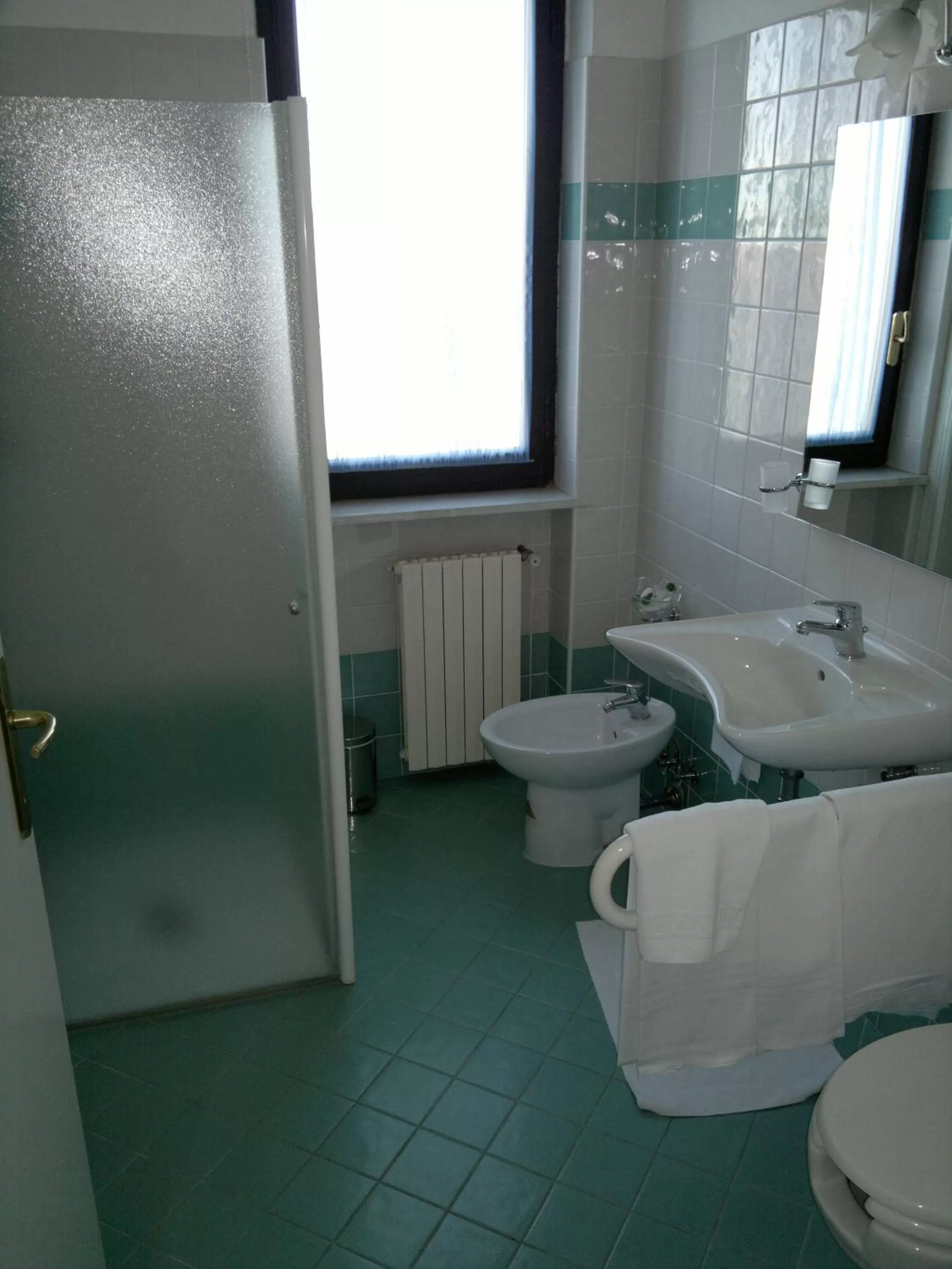 Shower in Hotel La Rotonda