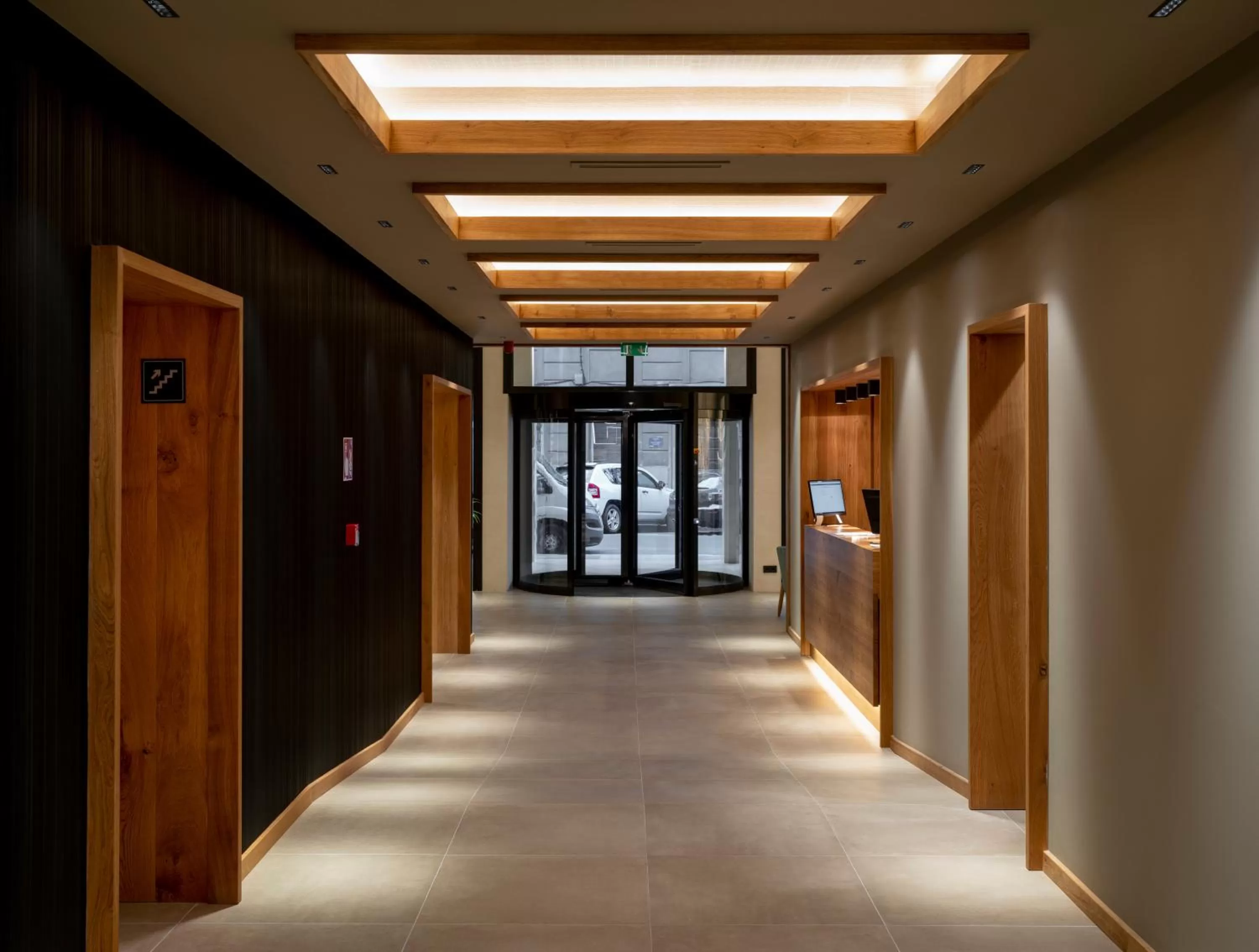 Lobby or reception in Hotel Ciudad de Logroño