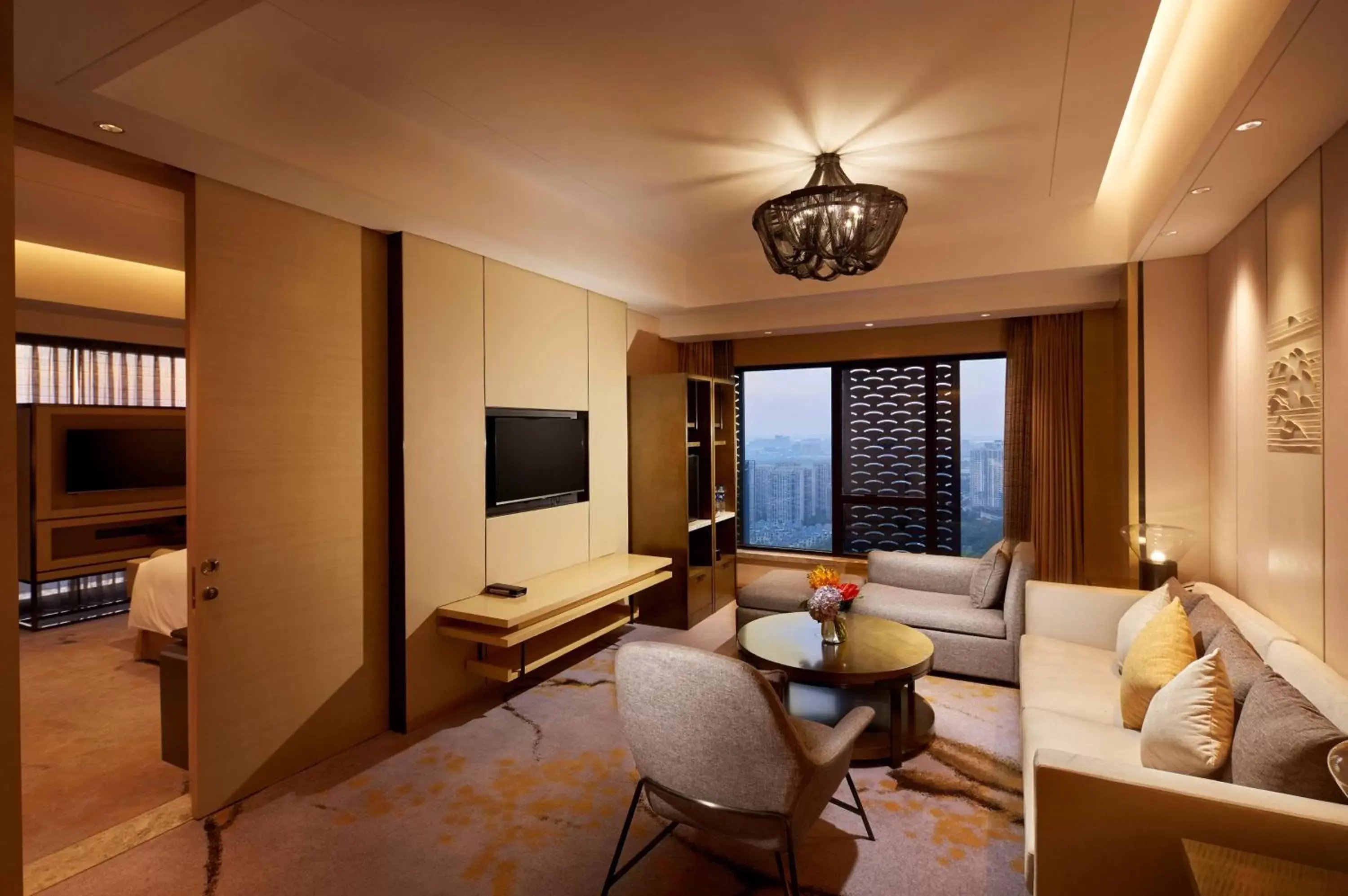 King Suite with Lounge Access in Hilton Suzhou King Suite with Lounge Access in Hilton Suzhou