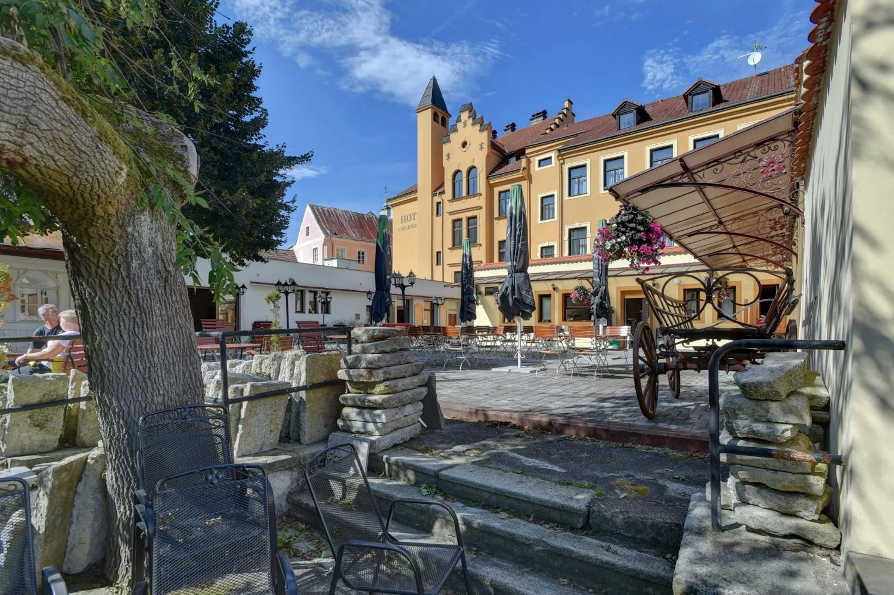 Balcony/Terrace in Hotel U Bílého koně
