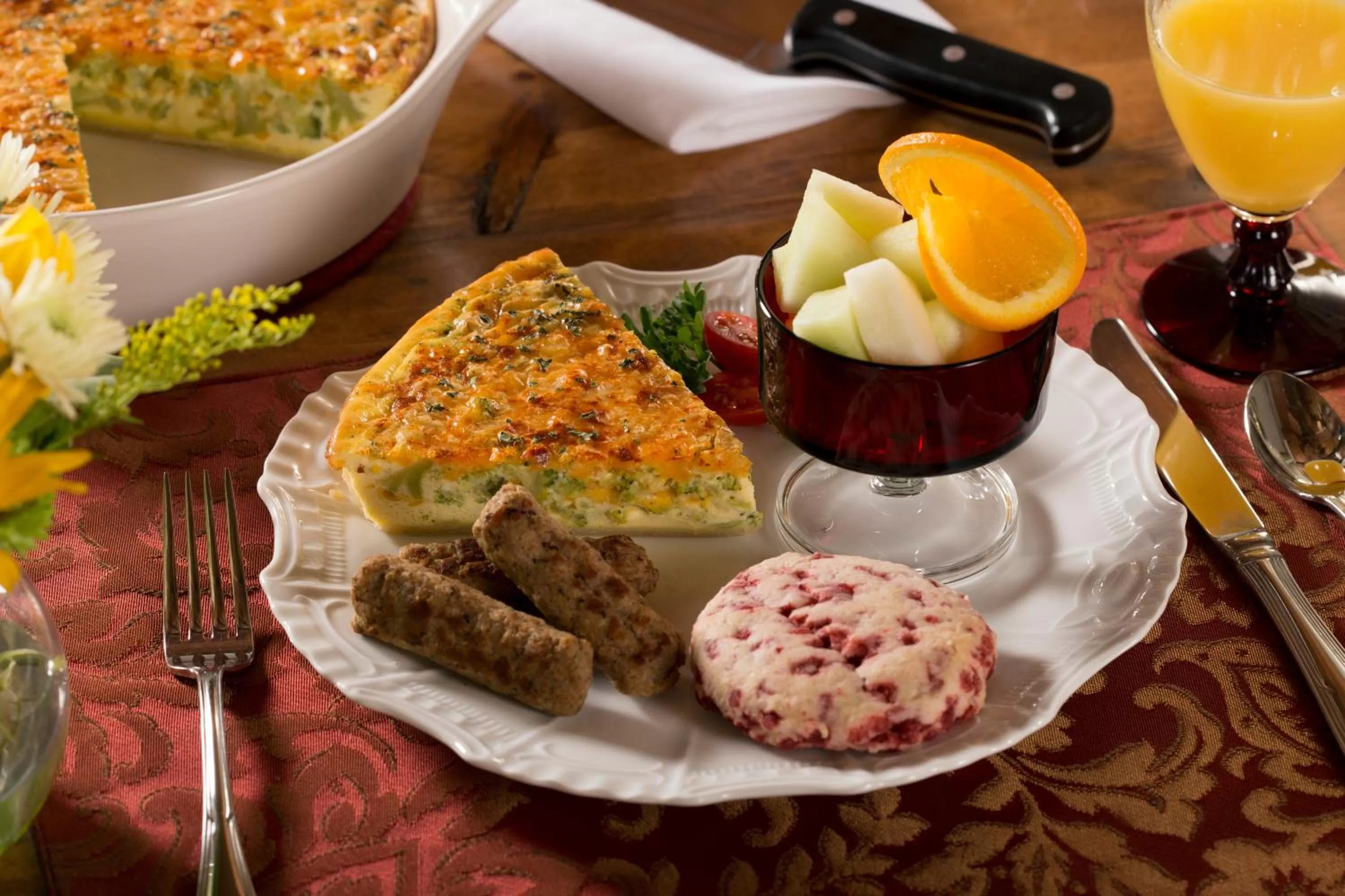 Breakfast, Food in 1825 Inn Bed and Breakfast