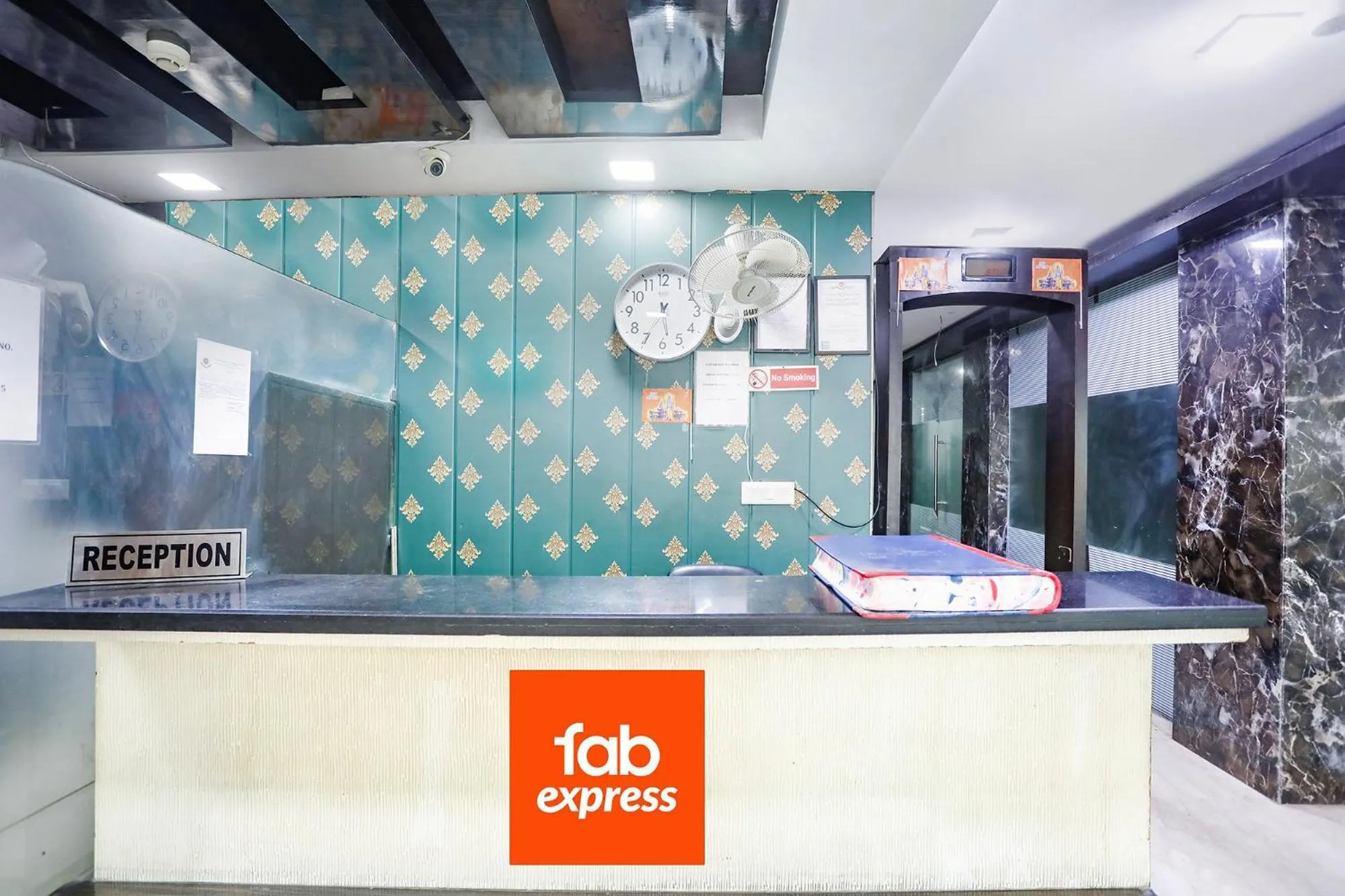 Lobby or reception in FabExpress Lotus Palace