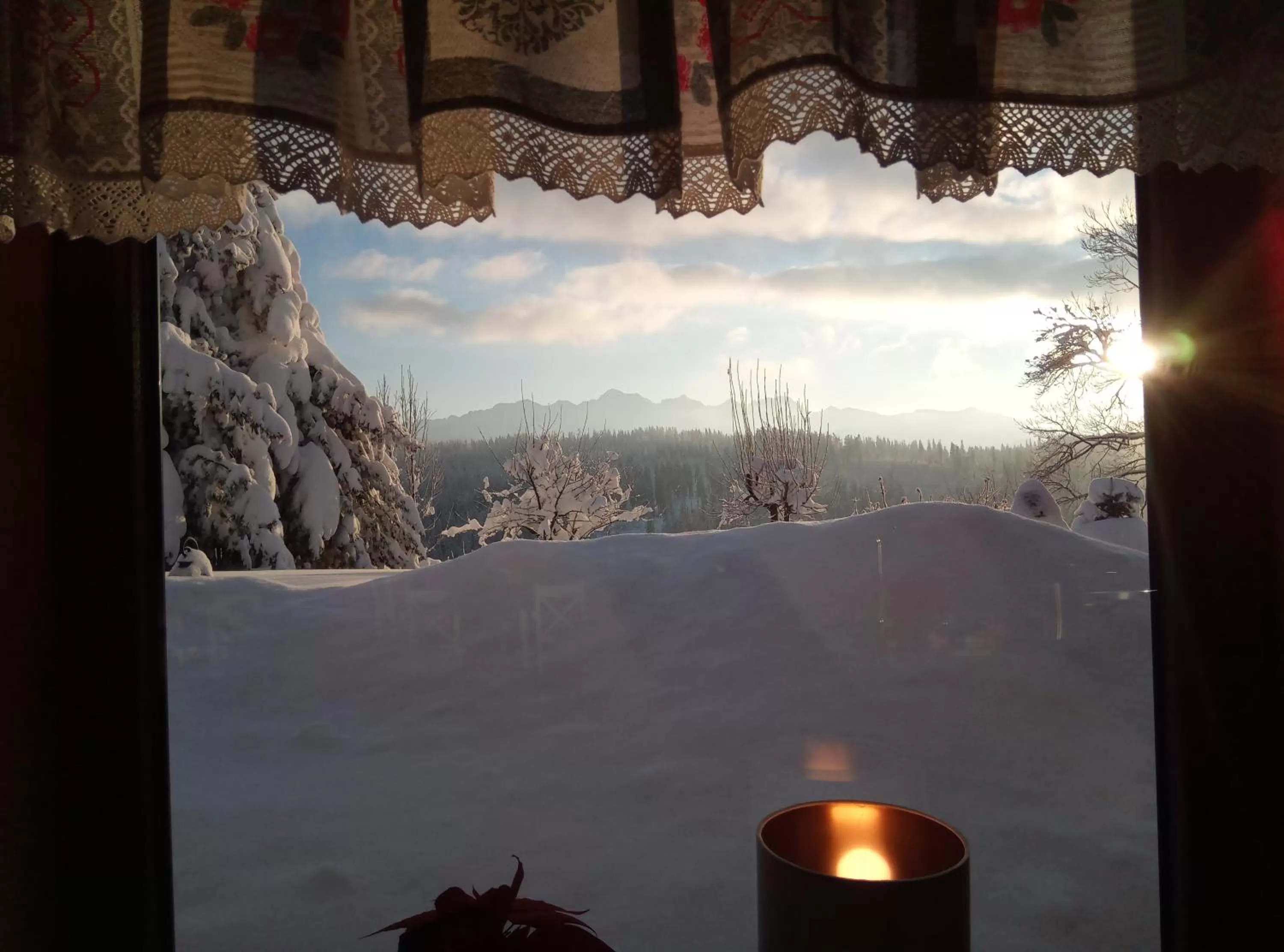 Dining area in Górskie Wspomnienie