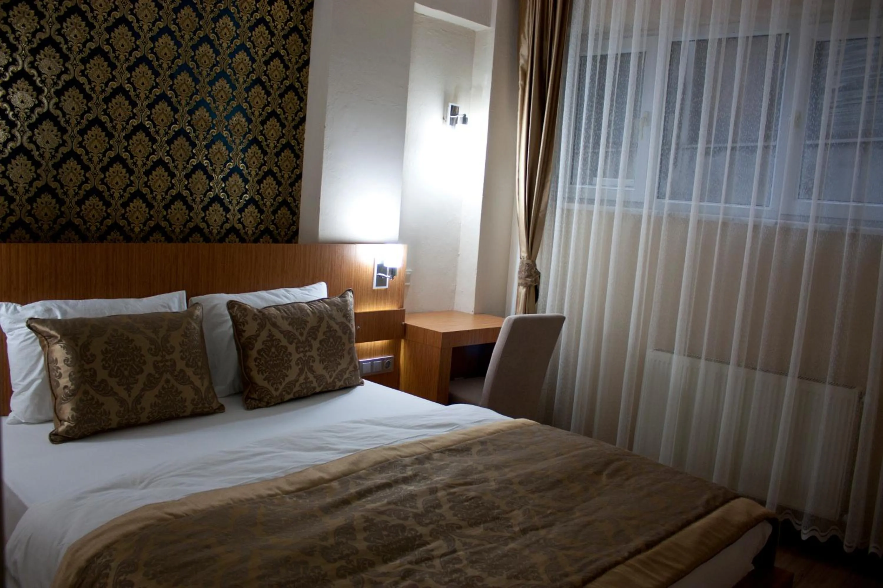 Decorative detail, Bed in Istanbul Central Hotel