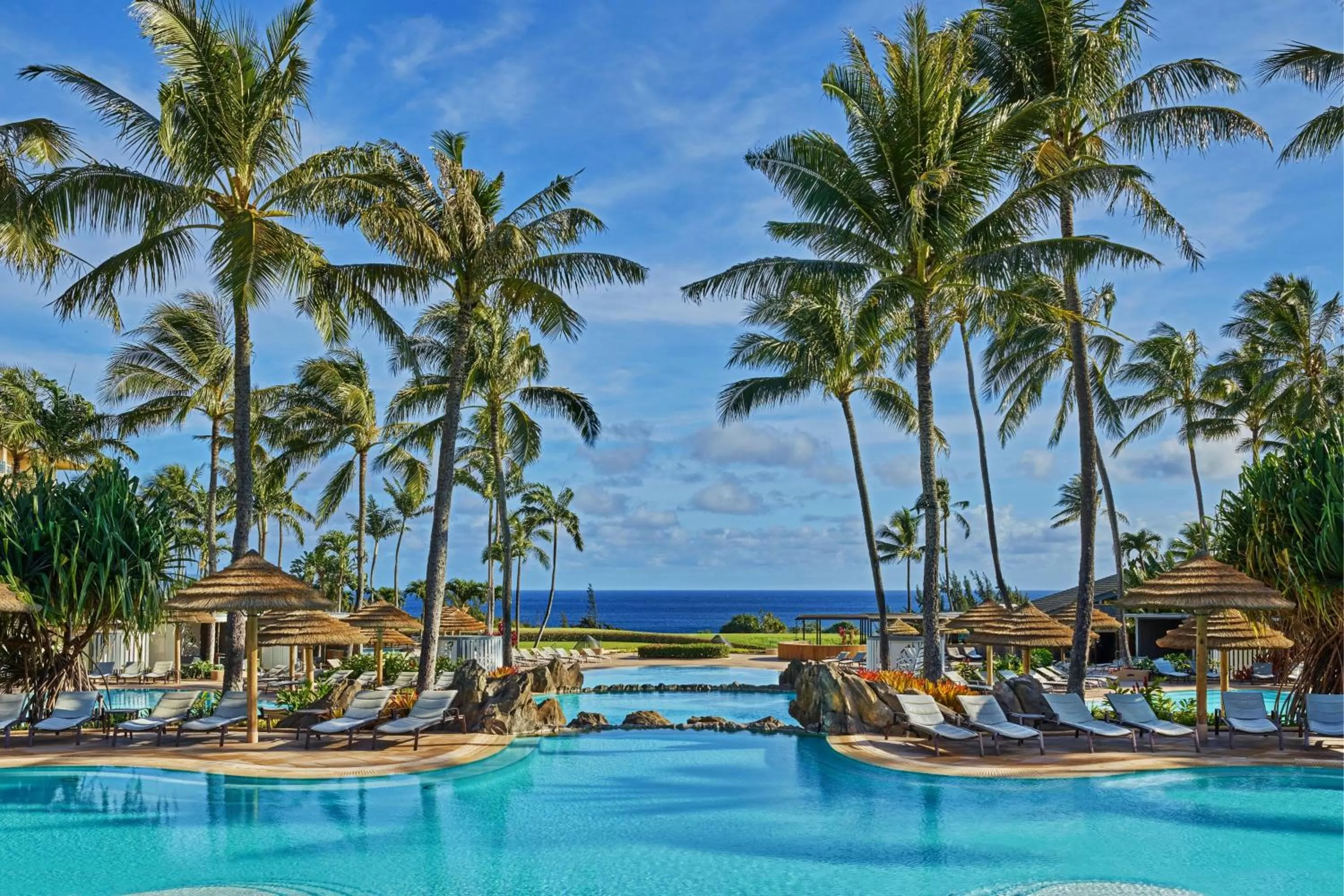 Swimming pool in The Ritz-Carlton Maui, Kapalua