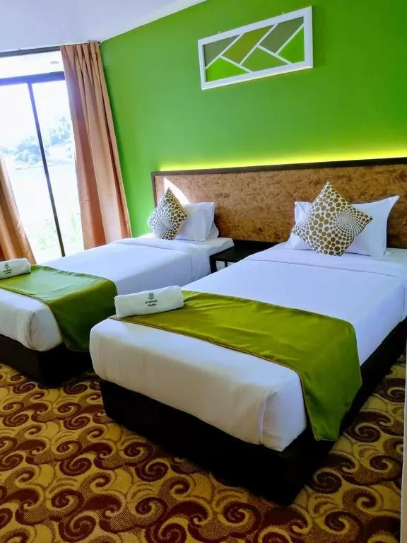 Bedroom, Bed in De Greenish Village Langkawi