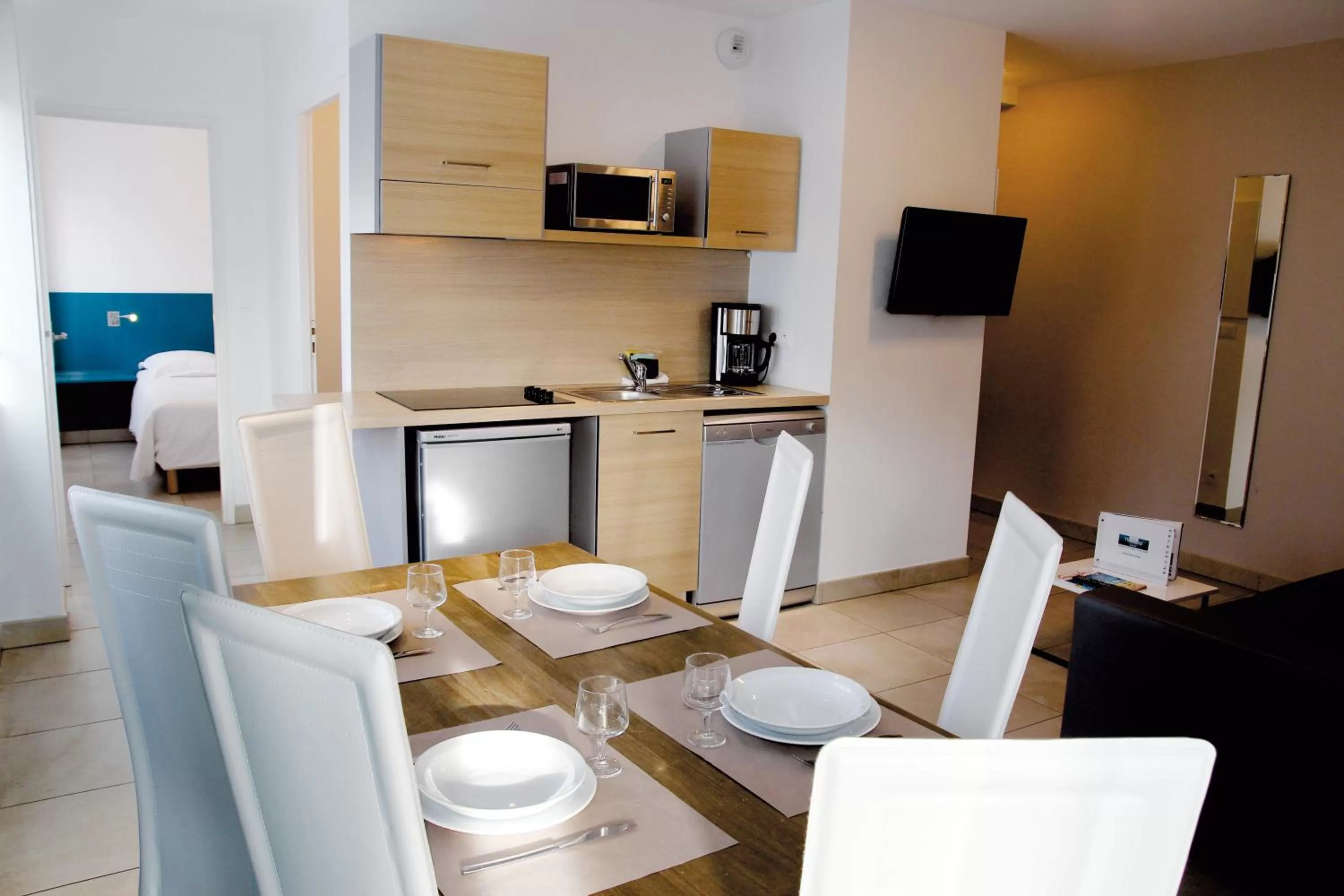 Kitchen or kitchenette in Résidence Thalacap