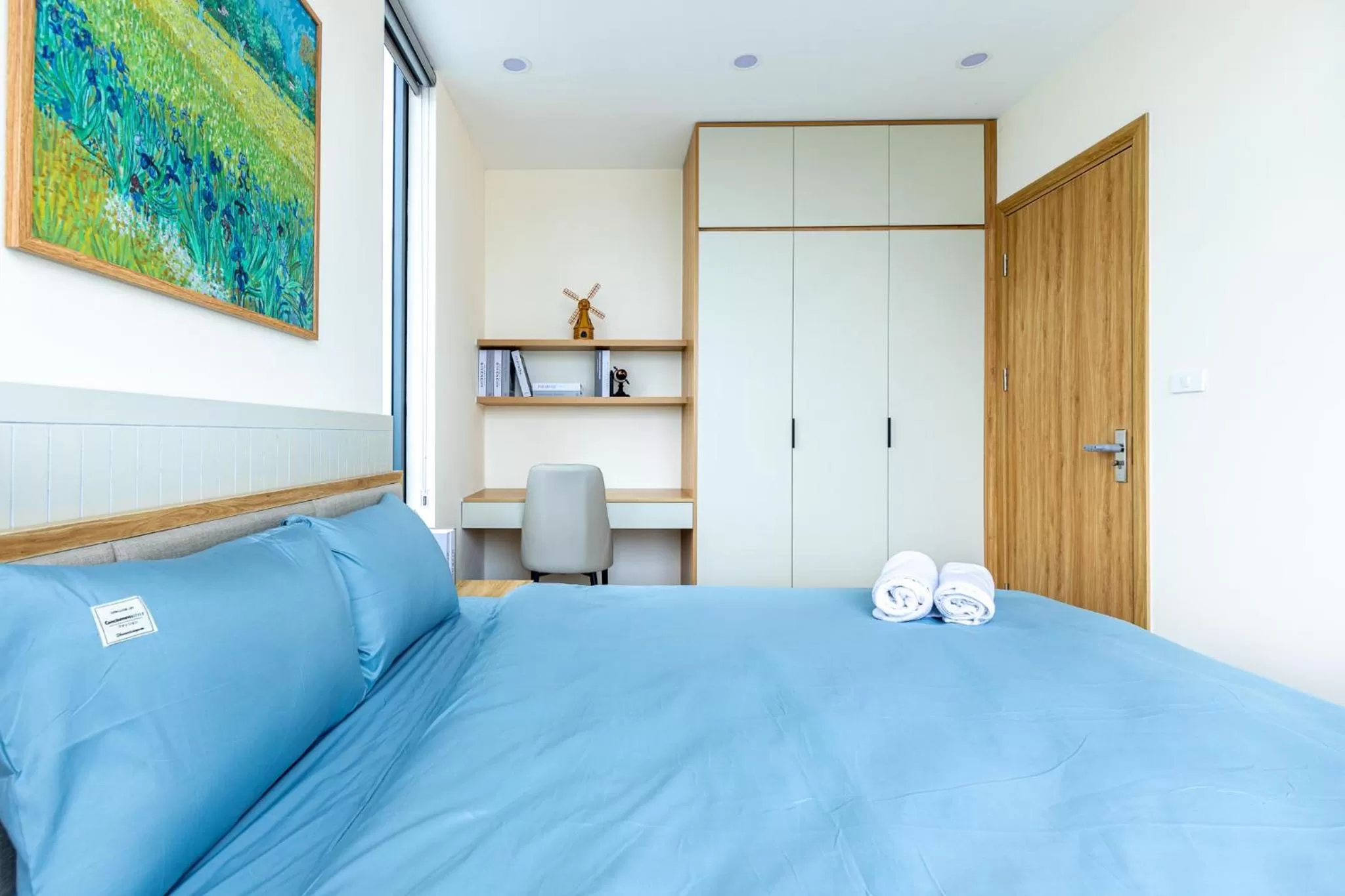 Bed in Yen Boutique Apartments