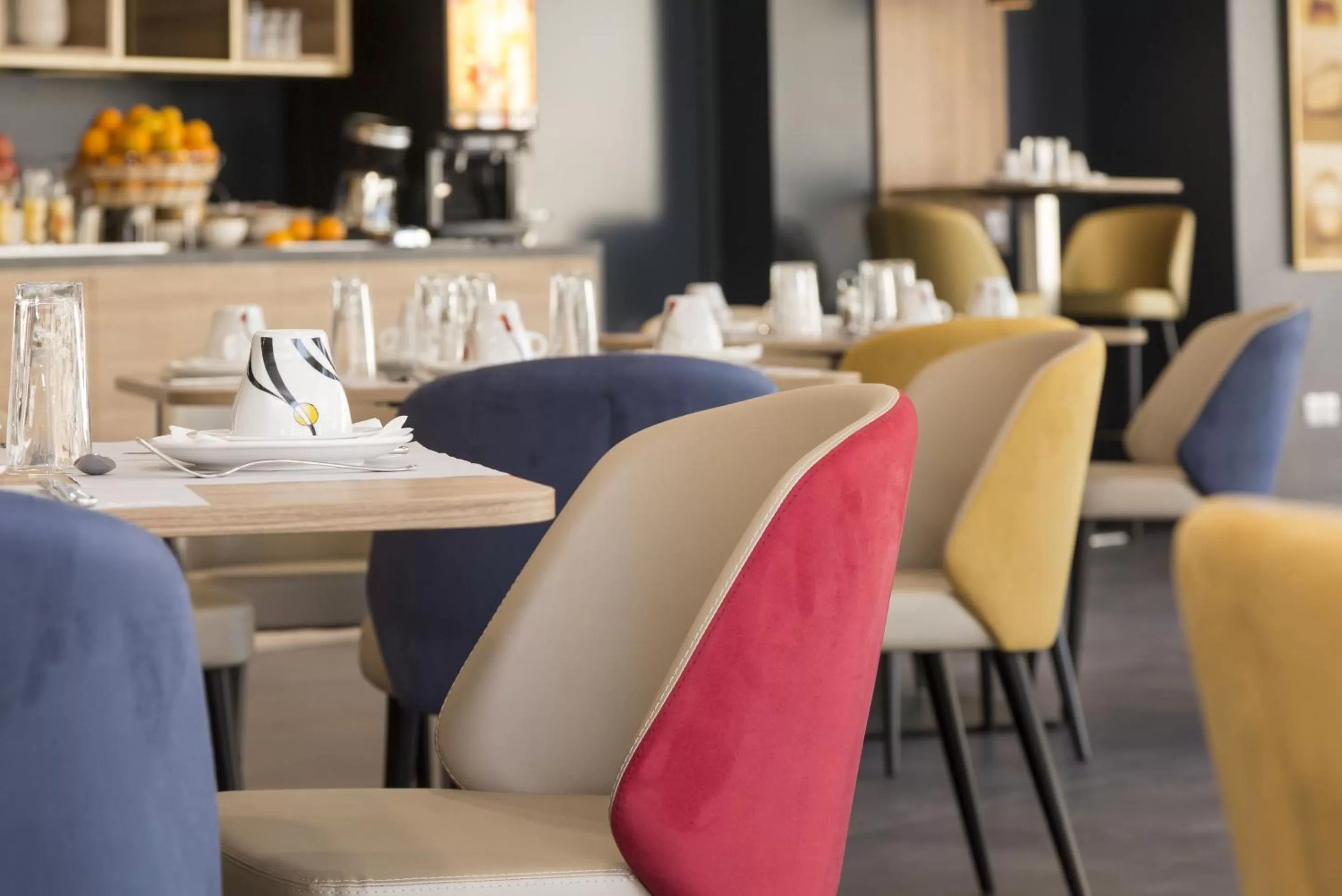 Buffet breakfast in Appart'hôtel Odalys City - Le Mans Centre Palais des Congrès