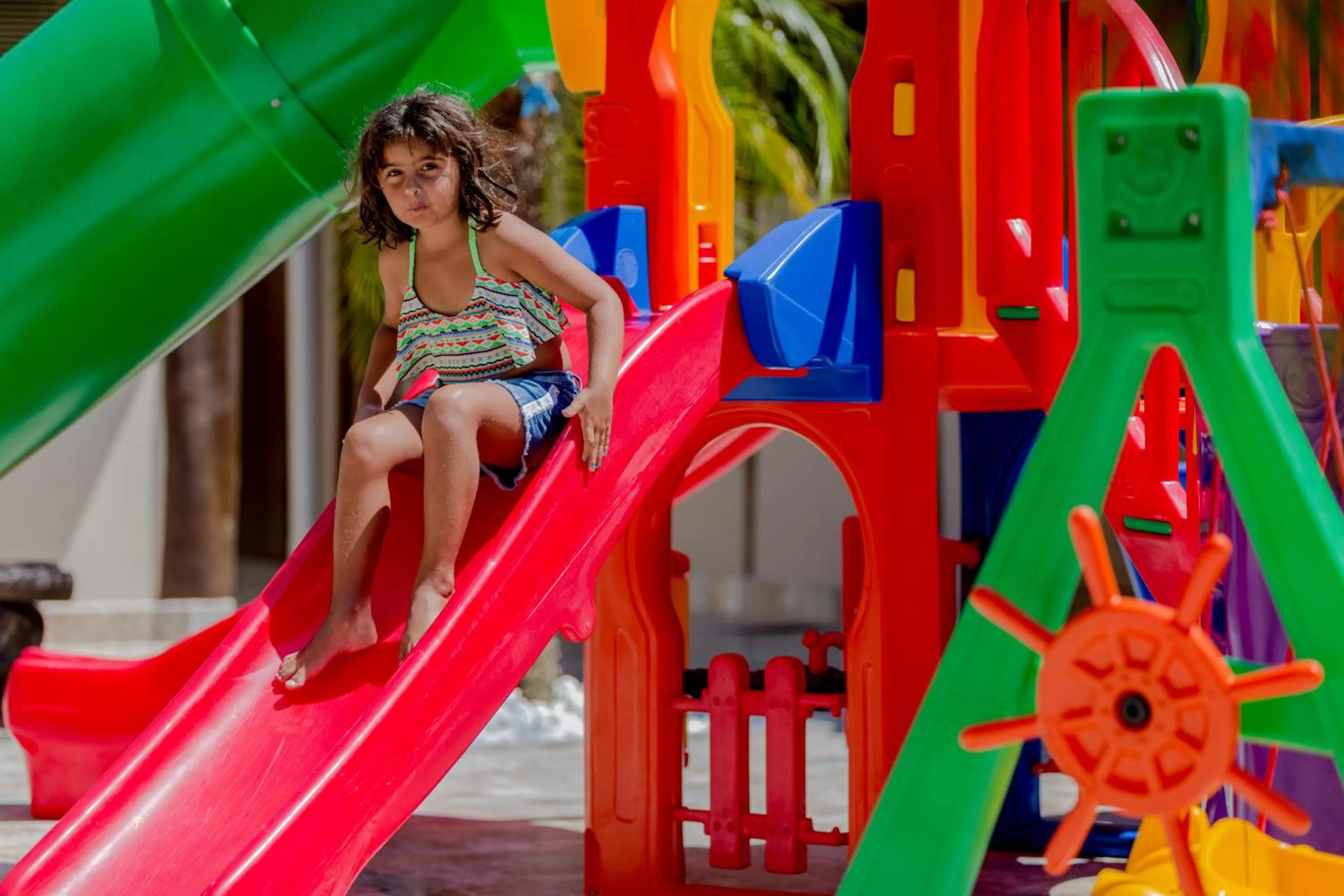 Children play ground in Pousada Chalés do Julião