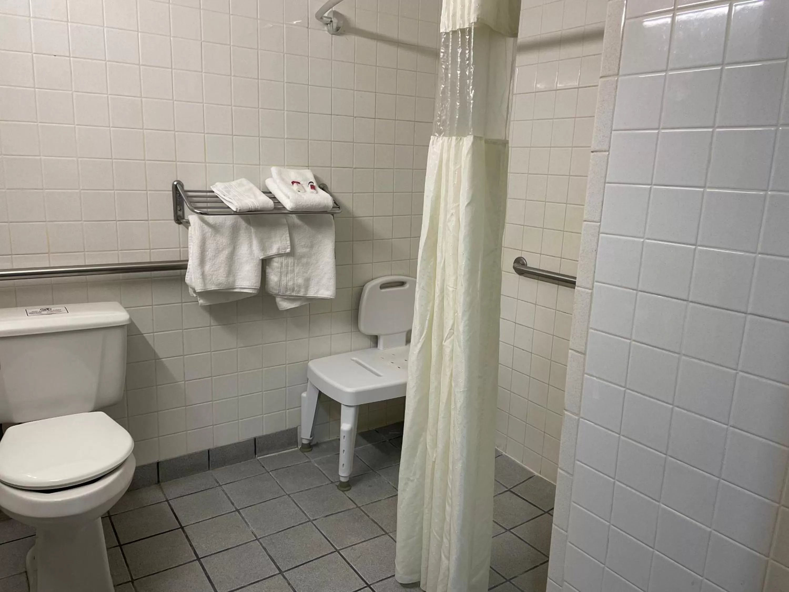 Bathroom in Super 8 by Wyndham Amarillo Central TX