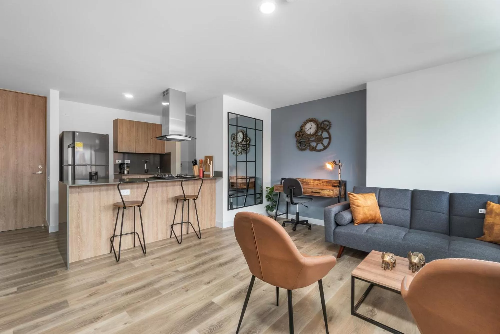 Kitchen or kitchenette in Apartamentos Go Living & Suites by HOUSY HOST