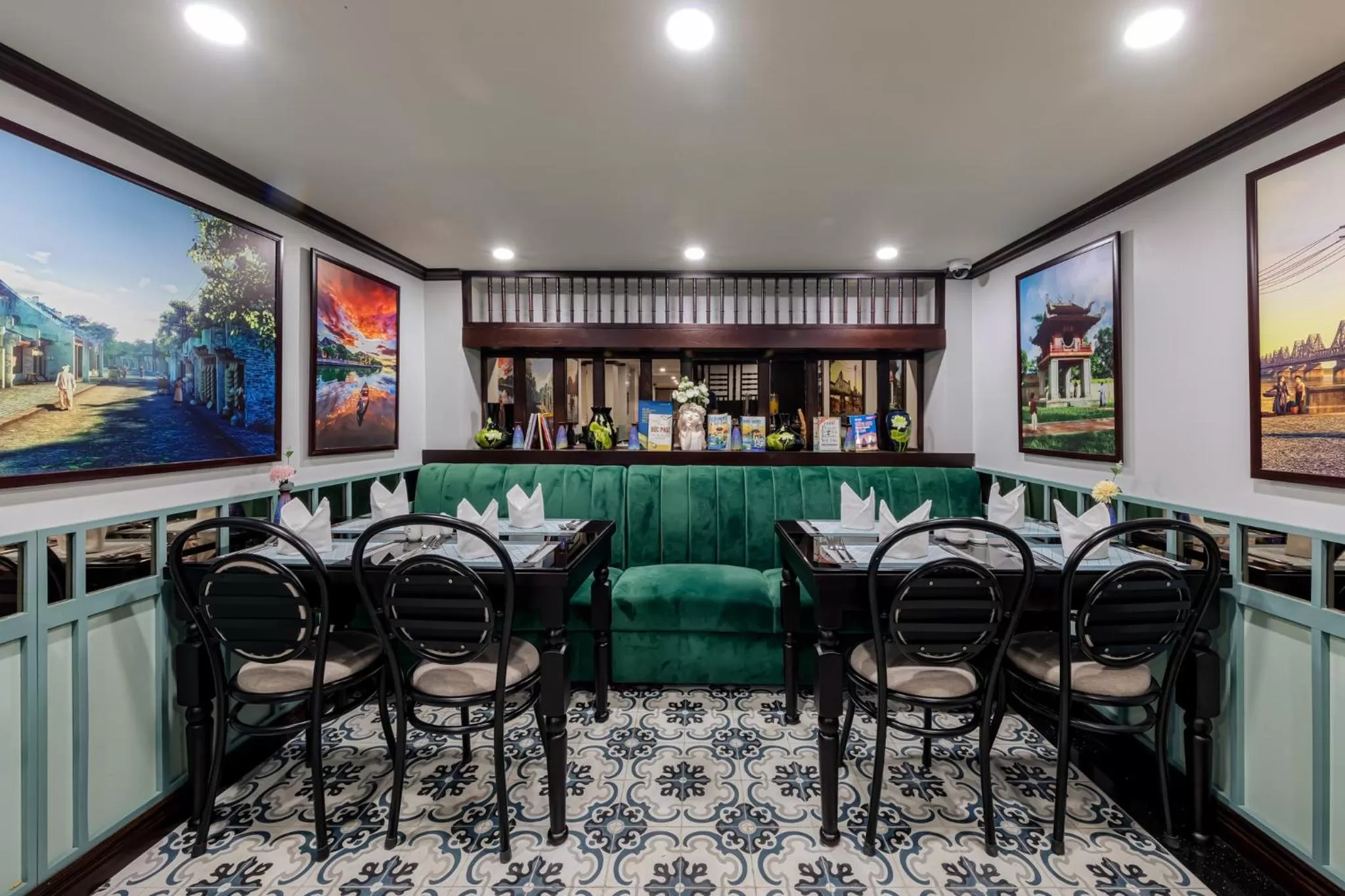 Restaurant/places to eat in The Lotus Aman Hotel