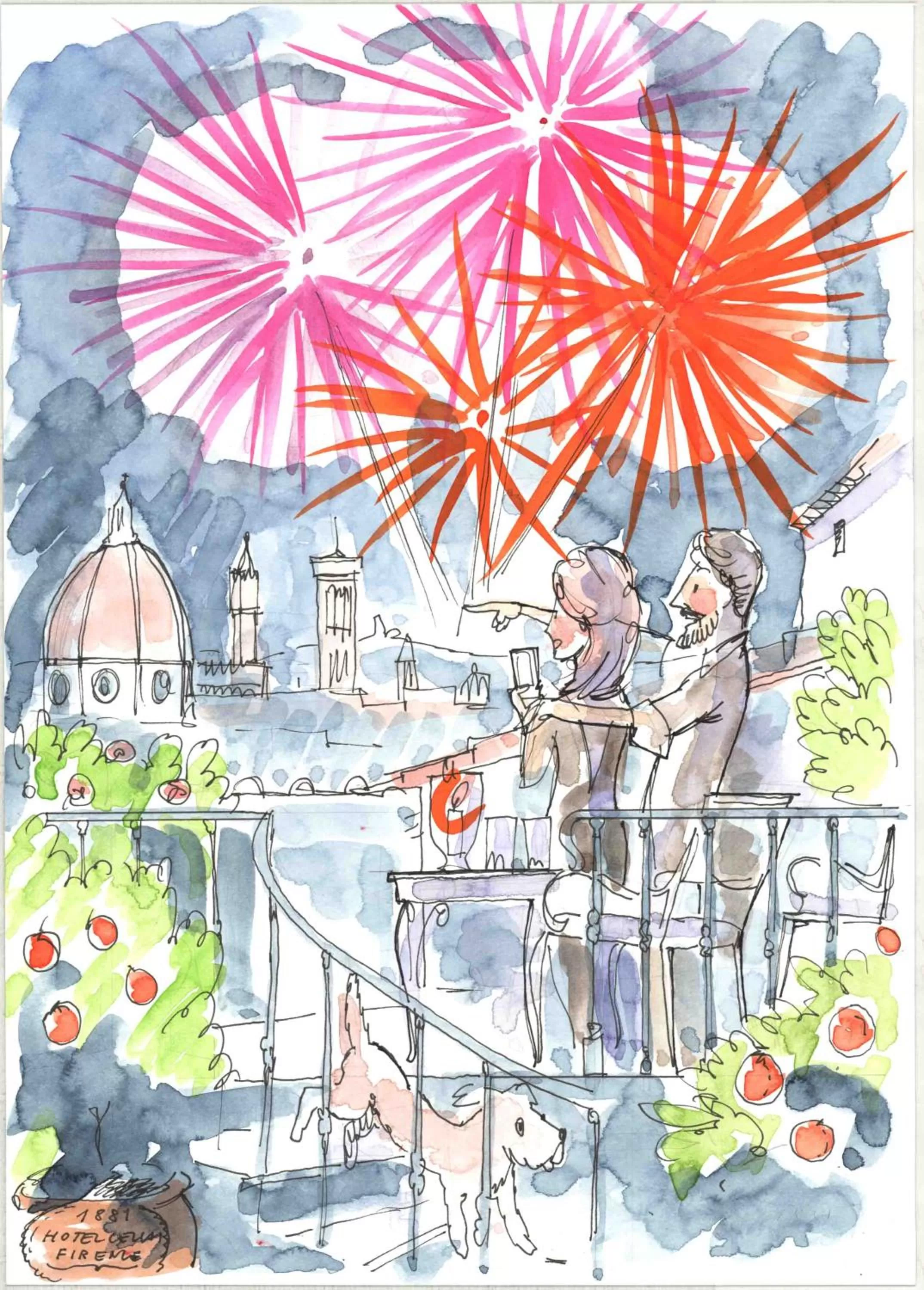 City view in Cellai Hotel Florence