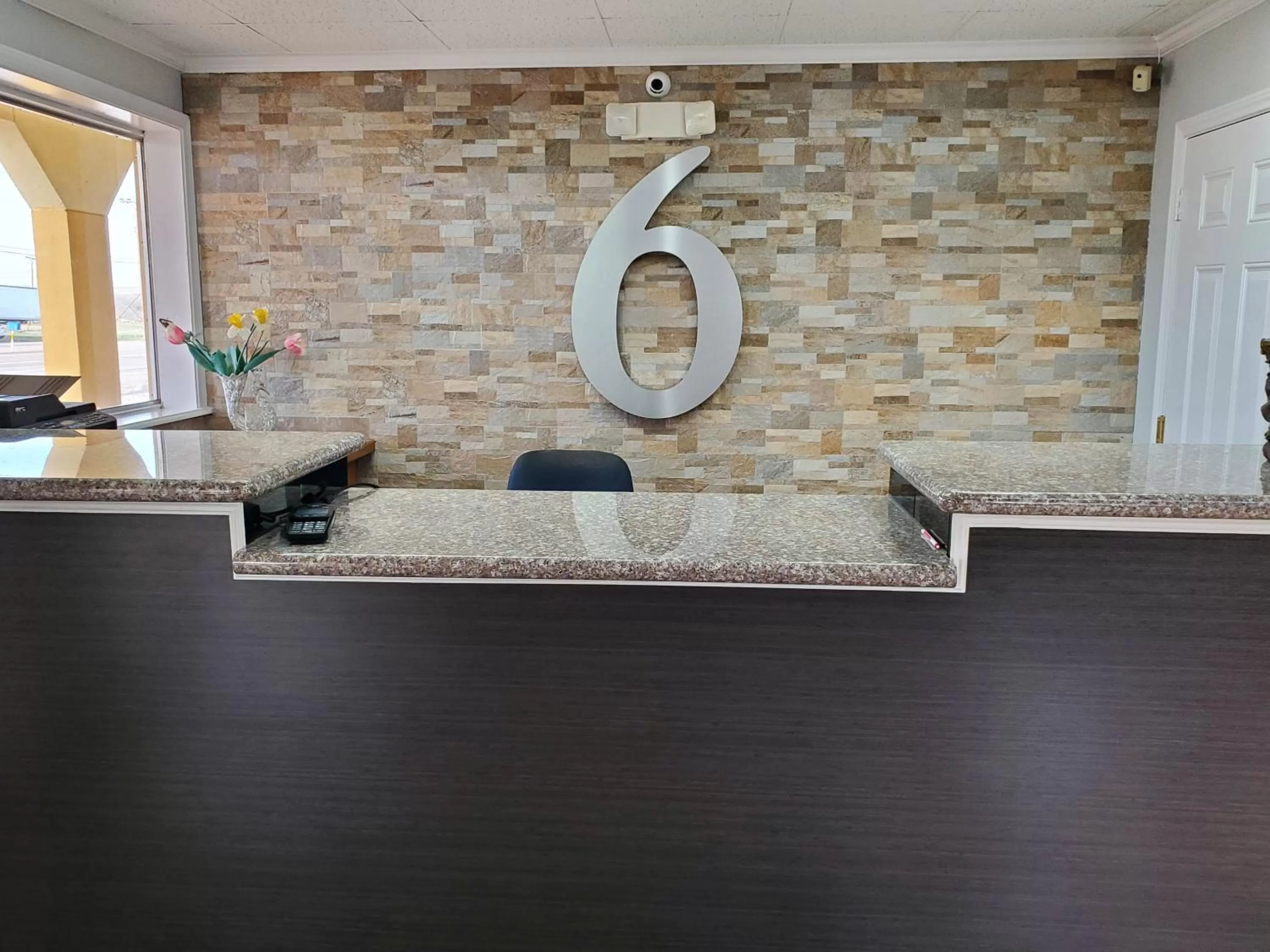Lobby or reception in Motel 6 Shamrock TX